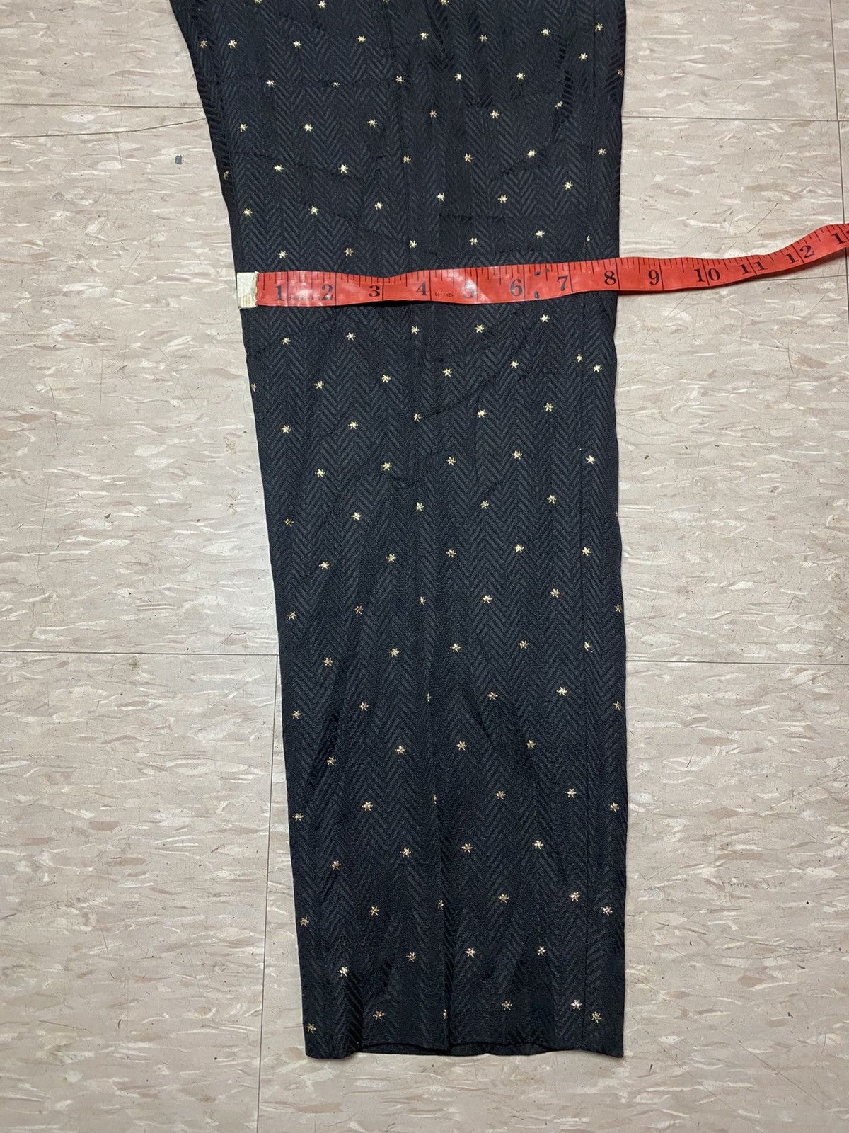 Vintage × Zadig & Voltaire Zadig & Voltaire black gold wool trousers pants Size 30" / US 8 / IT 44 - 17 Thumbnail