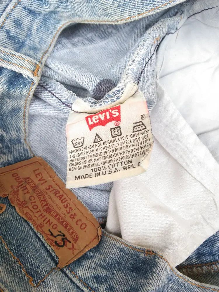 Levi's × Vintage Vintage Levis 501 Made In USA Distressed Jeans 33x30 Size US 33 - 13 Thumbnail
