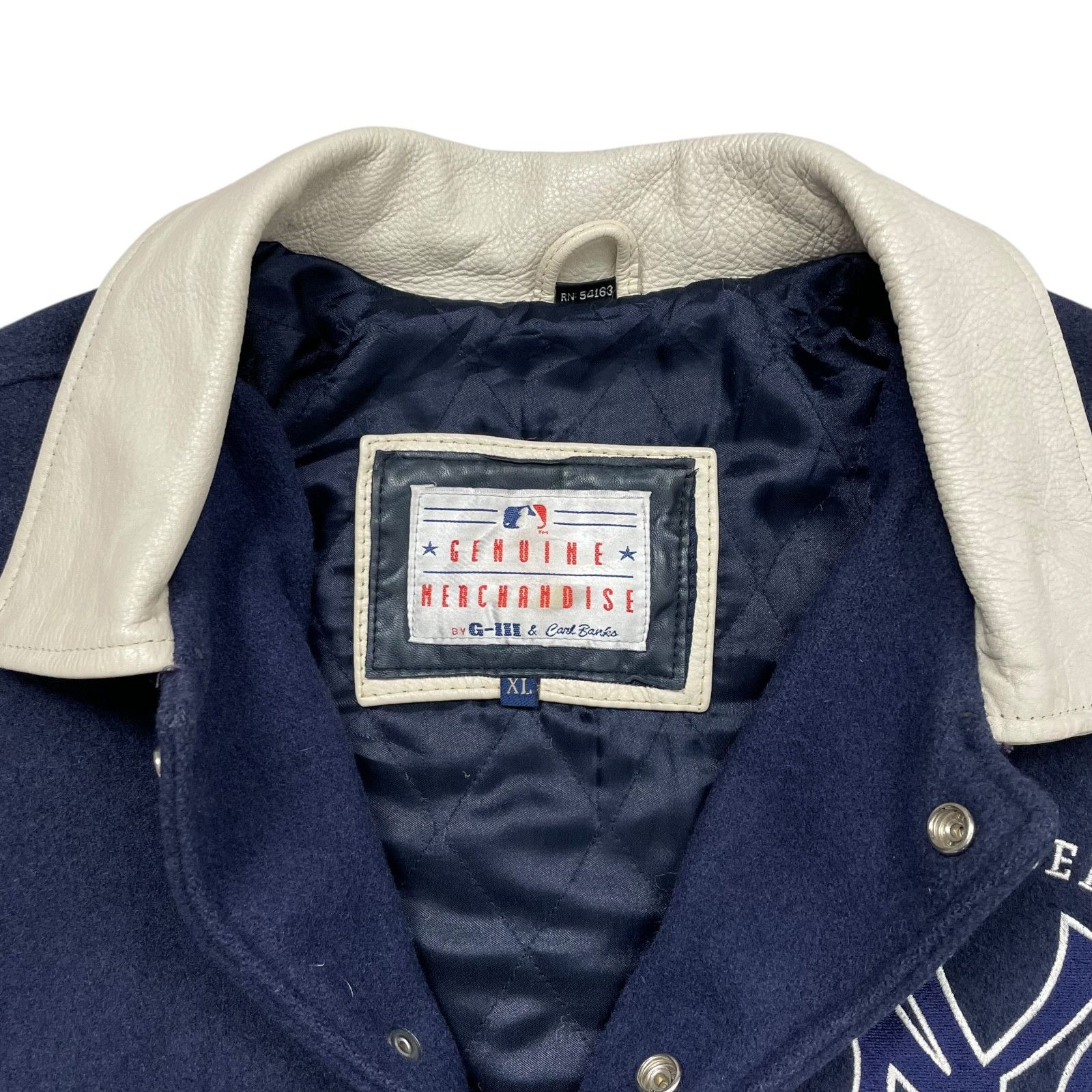 MLB VTG NEW YORK YANKEES WORLD SERIES 1999 GIII VARSITY JACKET Size US XL / EU 56 / 4 - 6 Thumbnail