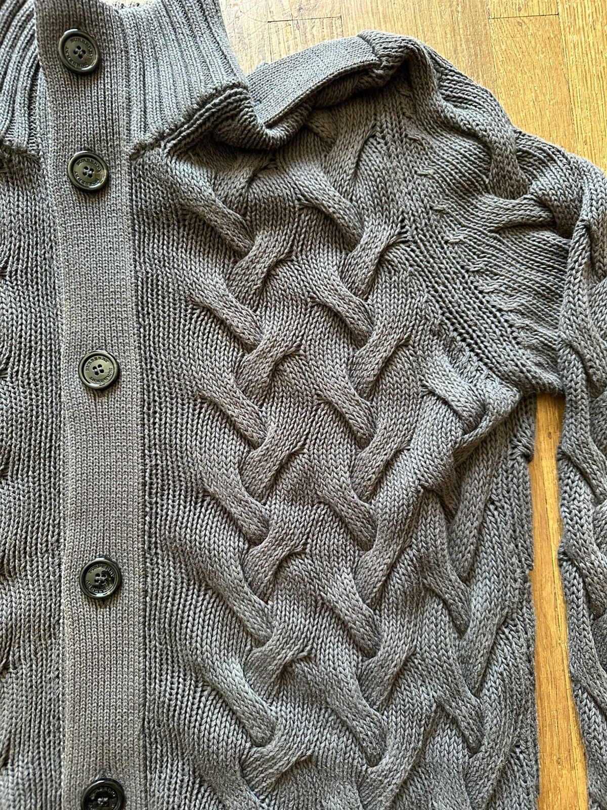 Burberry Vintage Burberry Knit Sweater Cardigan Size US M / EU 48-50 / 2 - 3 Thumbnail