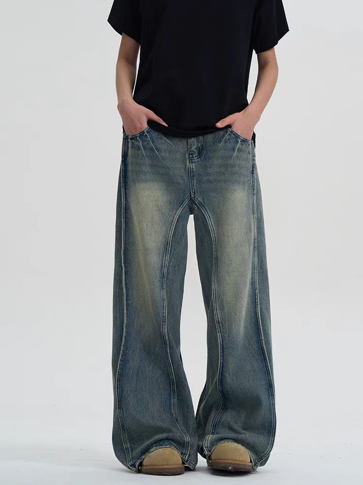 Japanese Brand × Jean High street deconstructed patchwork distressed jeans Size US 30 / EU 46 - 4 Thumbnail