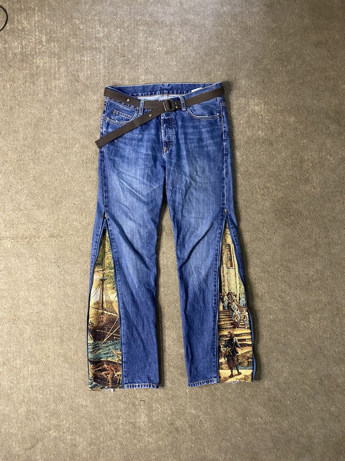 Carhartt distressed Texas pants barocco style