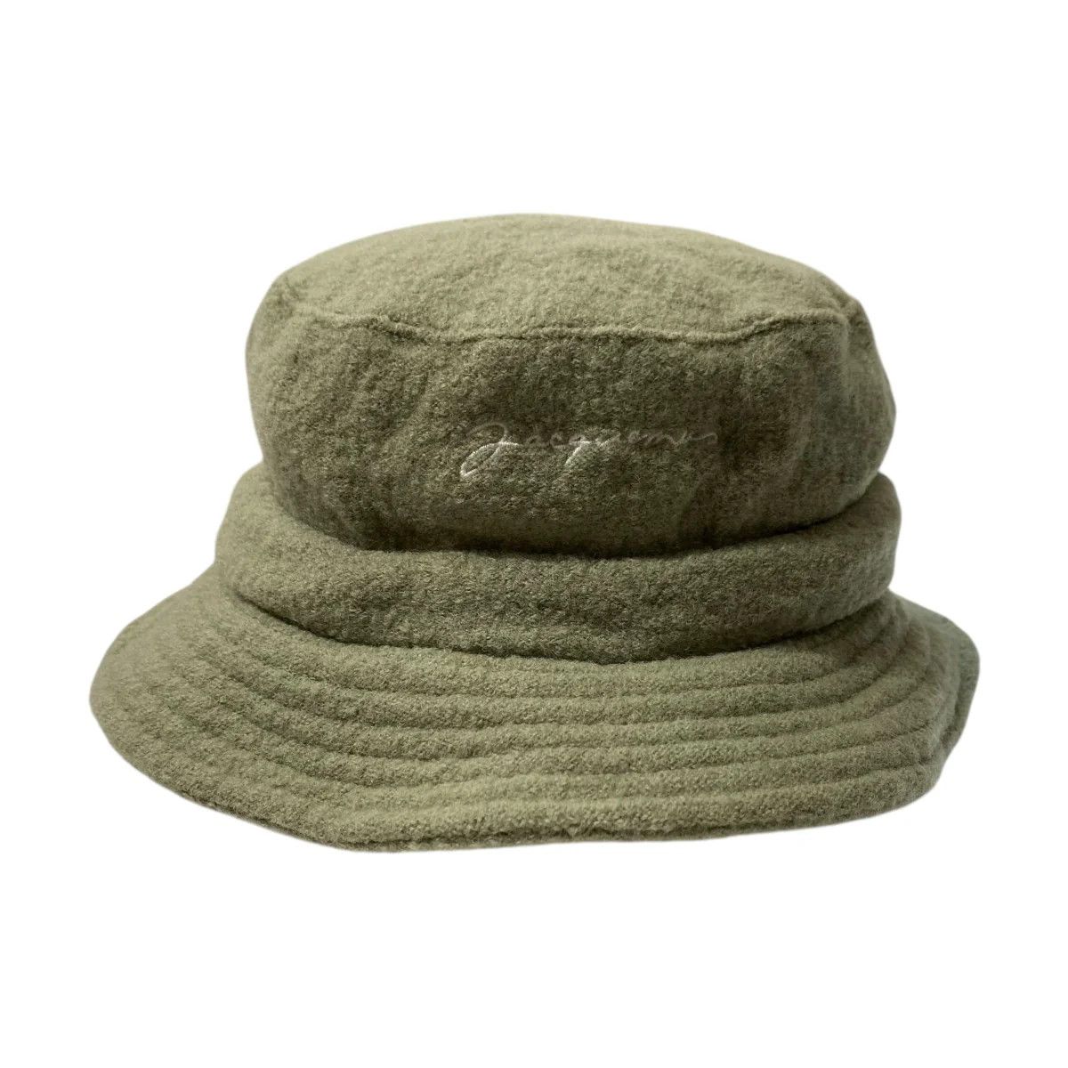 Jacquemus Embroidered Logo Wool Bucket Hat Size ONE SIZE - 1 Thumbnail