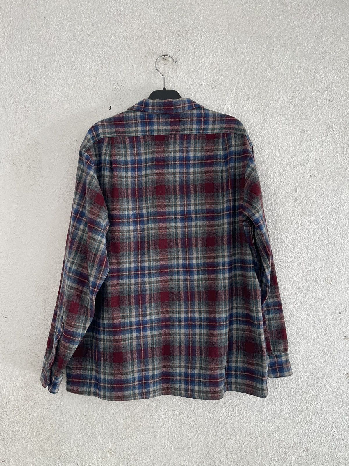 Pendleton Vintage Pendleton Virgin Wool Plaid Flannel Made in USA Size US L / EU 52-54 / 3 - 2 Thumbnail