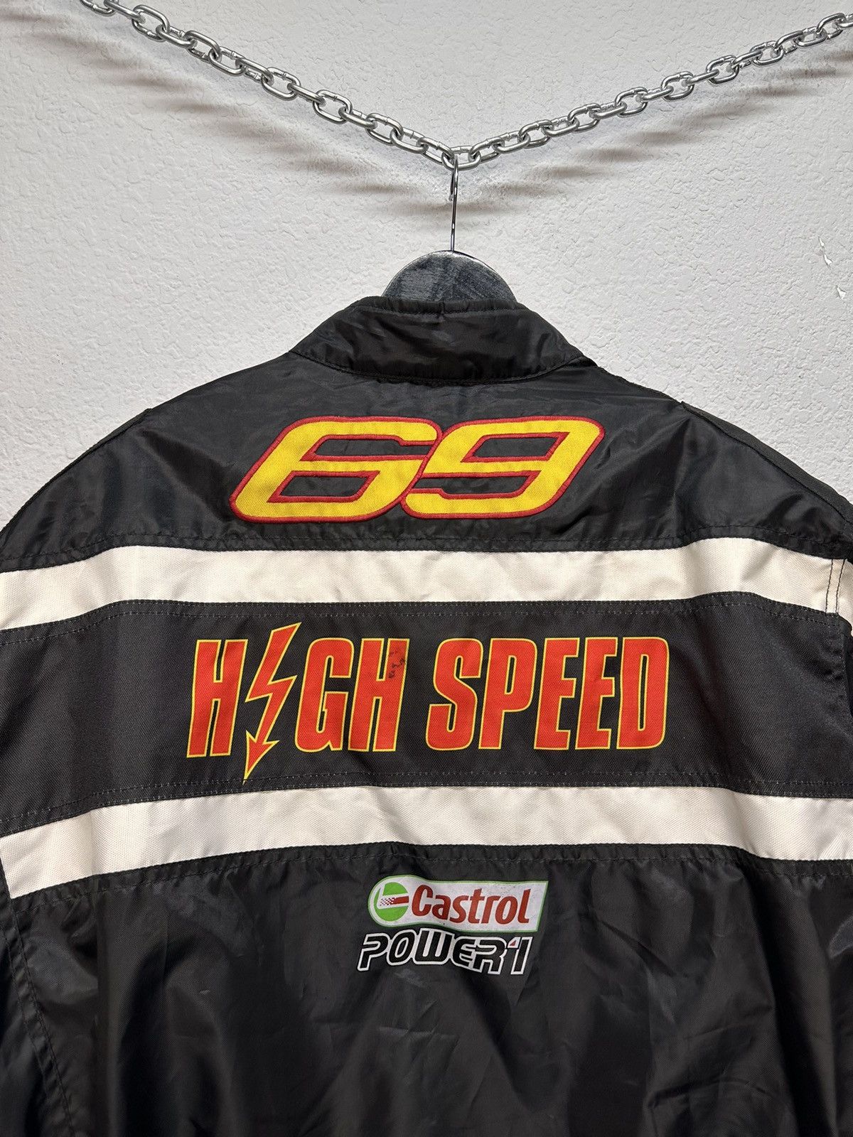 NASCAR Racing Jacket Moto Vodafone F1 Nascar Leather Red Bull Lucky Size US XXL / EU 58 / 5 - 16 Thumbnail