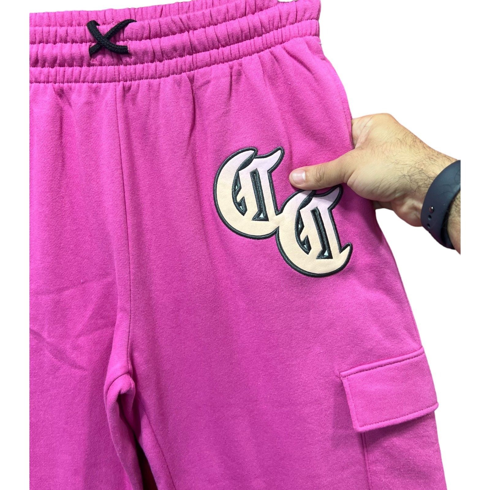 Other Hybrid Apparel - Women's Cargo Sweatpants - Pink - Medium Size 28" / US 6 / IT 42 - 12 Thumbnail