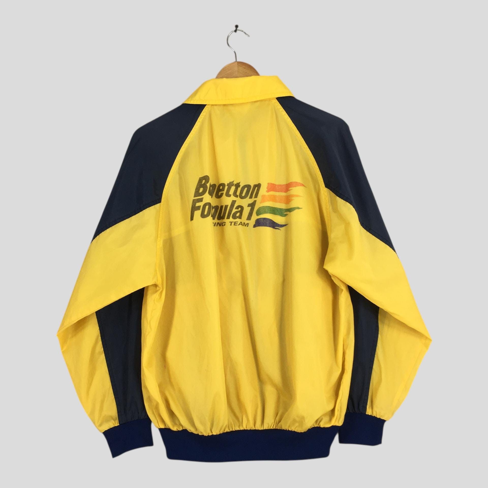 Benetton Vintage 90s Benetton Formula 1 Windbreaker Jacket Large Size US L / EU 52-54 / 3 - 8 Thumbnail