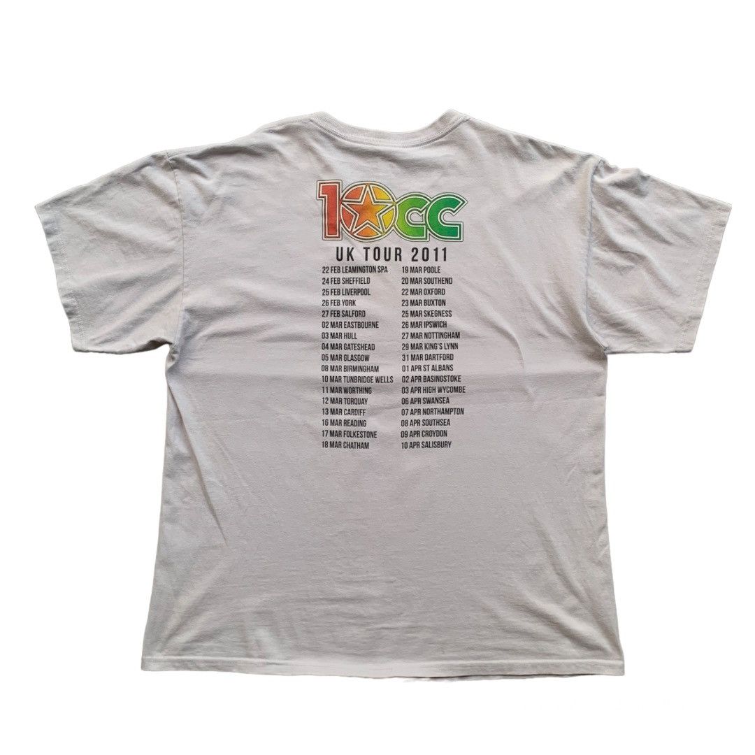Band Tees 10CC UK Tour 2011 T-Shirt Size US XL / EU 56 / 4 - 2 Thumbnail