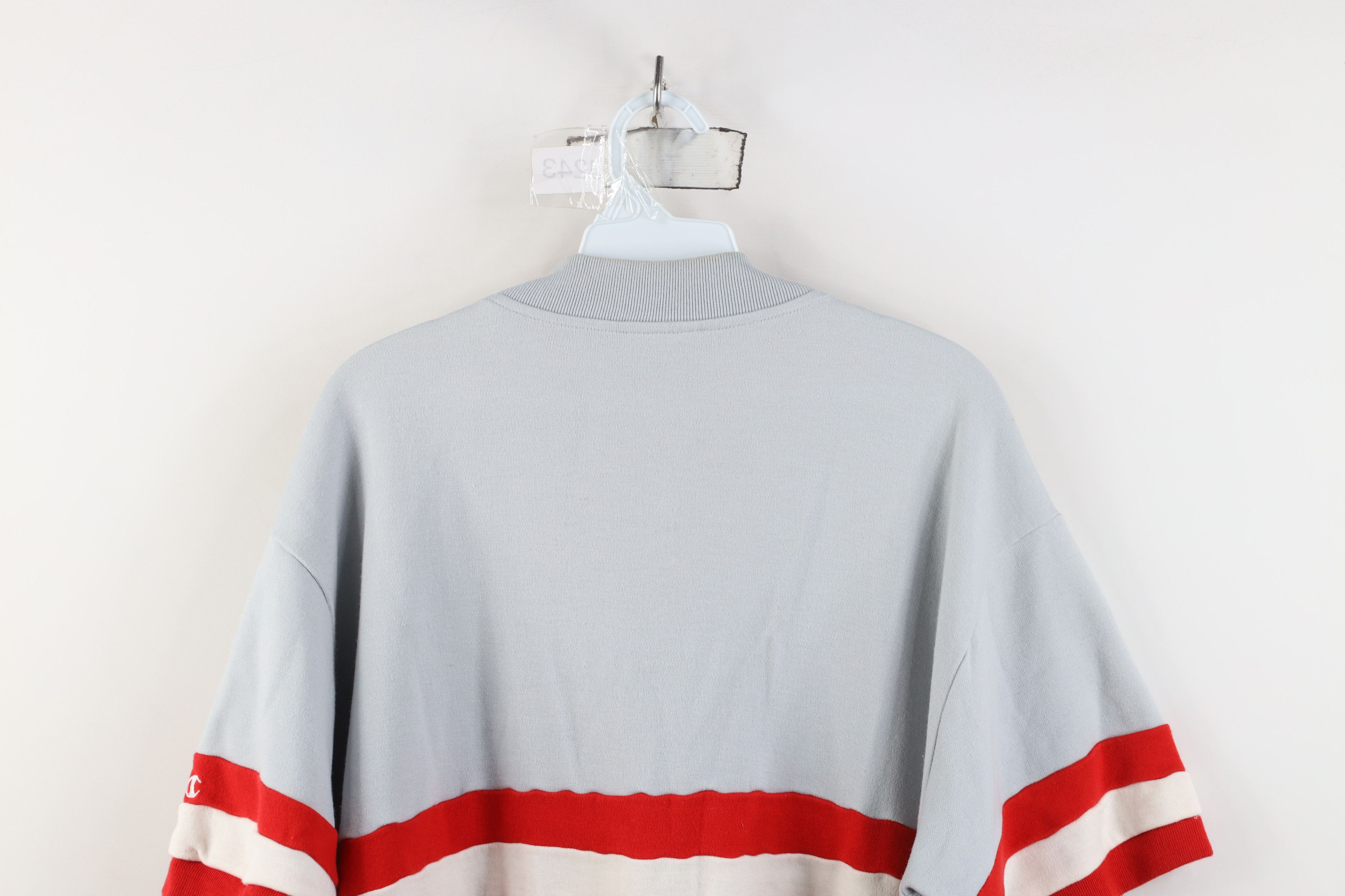 Champion Vintage 80s Champion University Short Sleeve Sweatshirt Size US XL / EU 56 / 4 - 12 Thumbnail