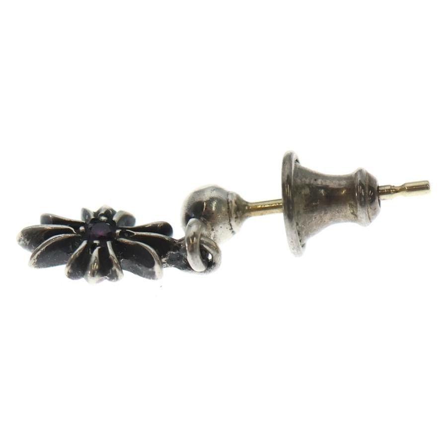 Chrome Hearts Chrome Hearts Ruby Tiny CH Cross Drop Earring Size ONE SIZE - 3 Thumbnail
