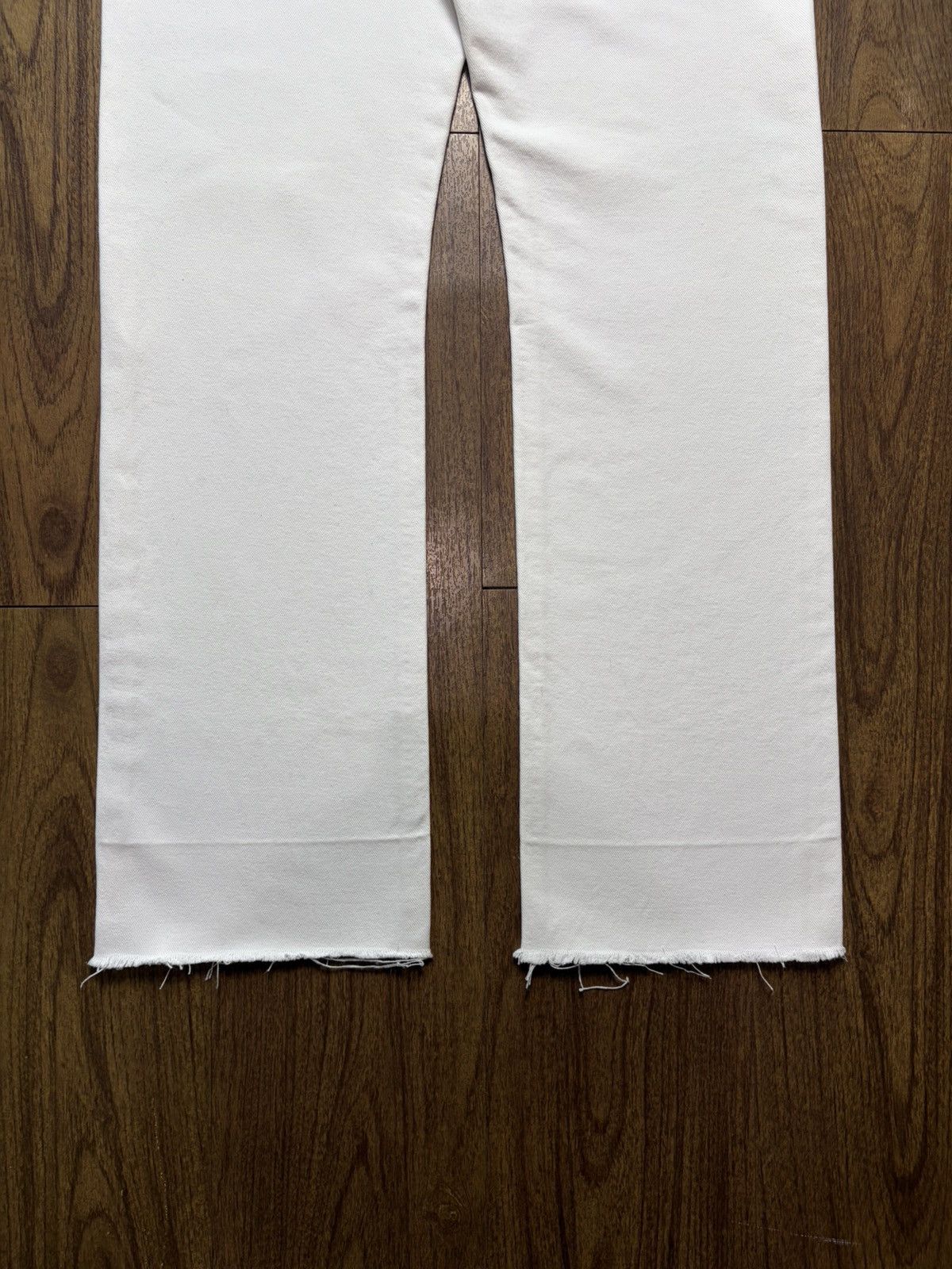 Helmut Lang FREE TAX! Vintage Raw Hem Boot Cut Contour Fit Jeans Size US 30 / EU 46 - 5 Thumbnail