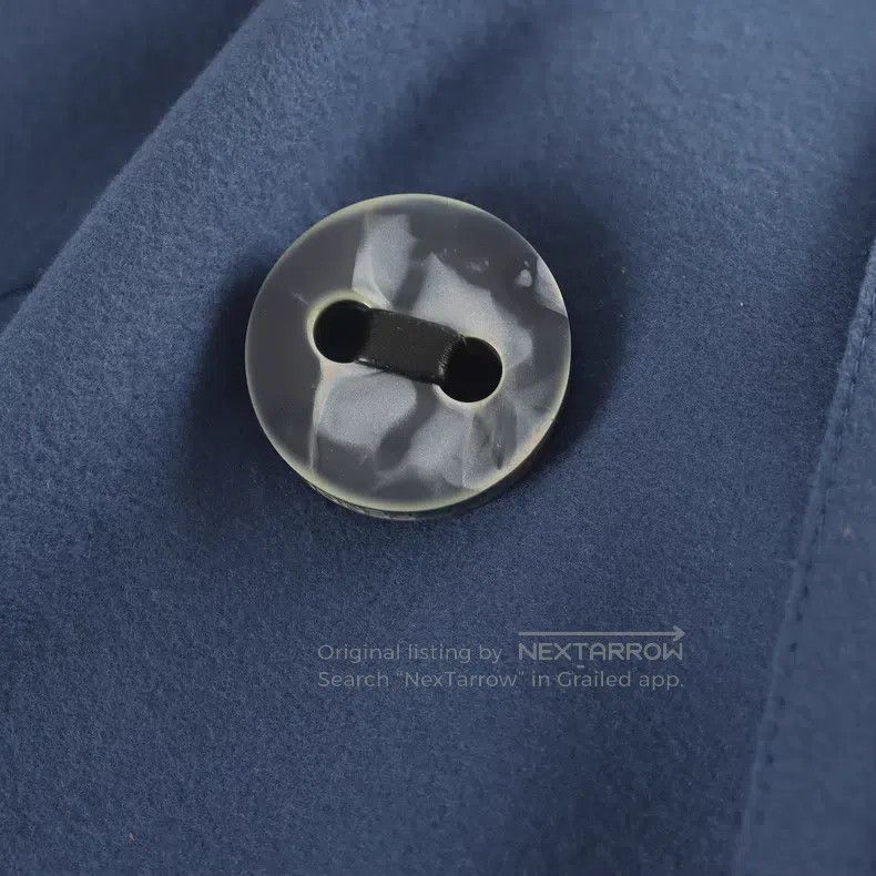 Fendi Fendi Blue Wool Cashmere Coat Size XS / US 0-2 / IT 36-38 - 3 Thumbnail