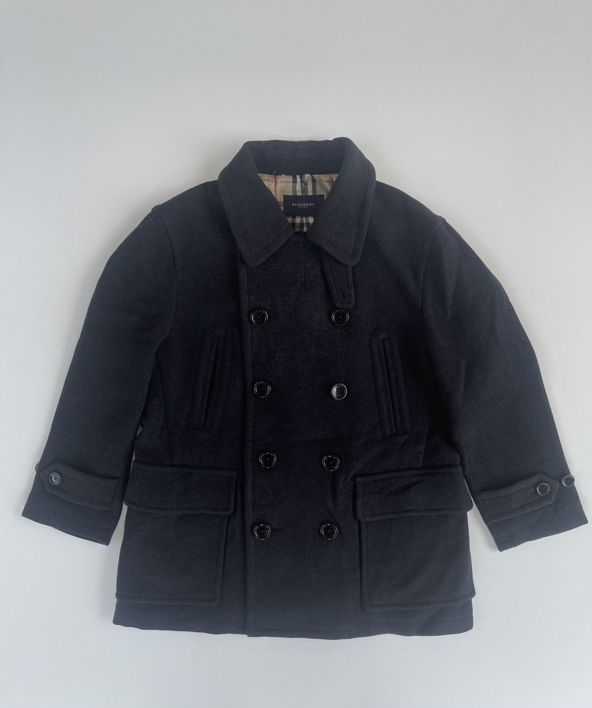 Burberry Burberry London Wool Pea Coat/Jacket Size US L / EU 52-54 / 3 - 2 Thumbnail