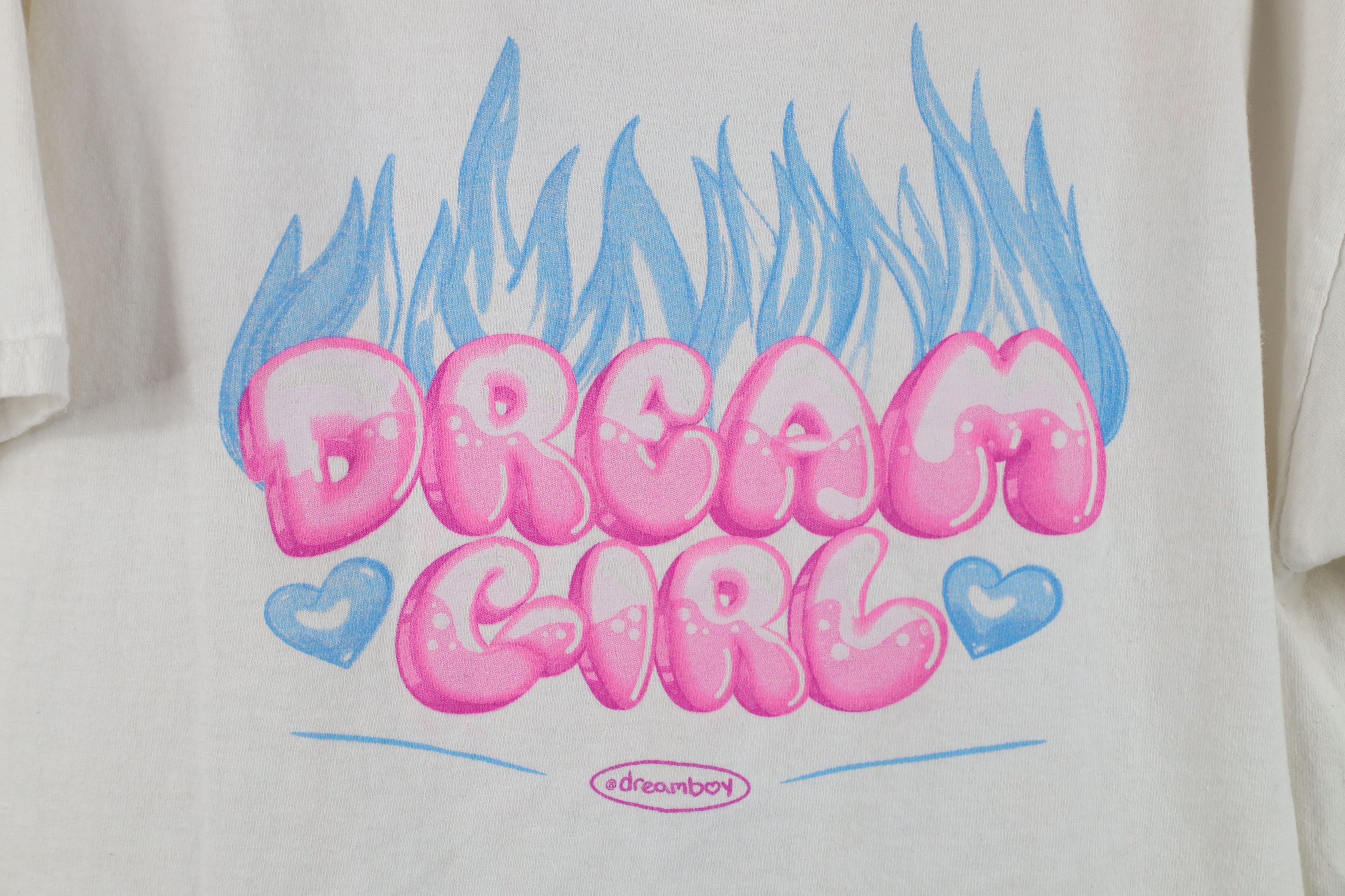 Vintage Vtg Y2K Dream Boy Anime Dream Girl Fire Flames T-Shirt USA Size L / US 10 / IT 46 - 4 Thumbnail