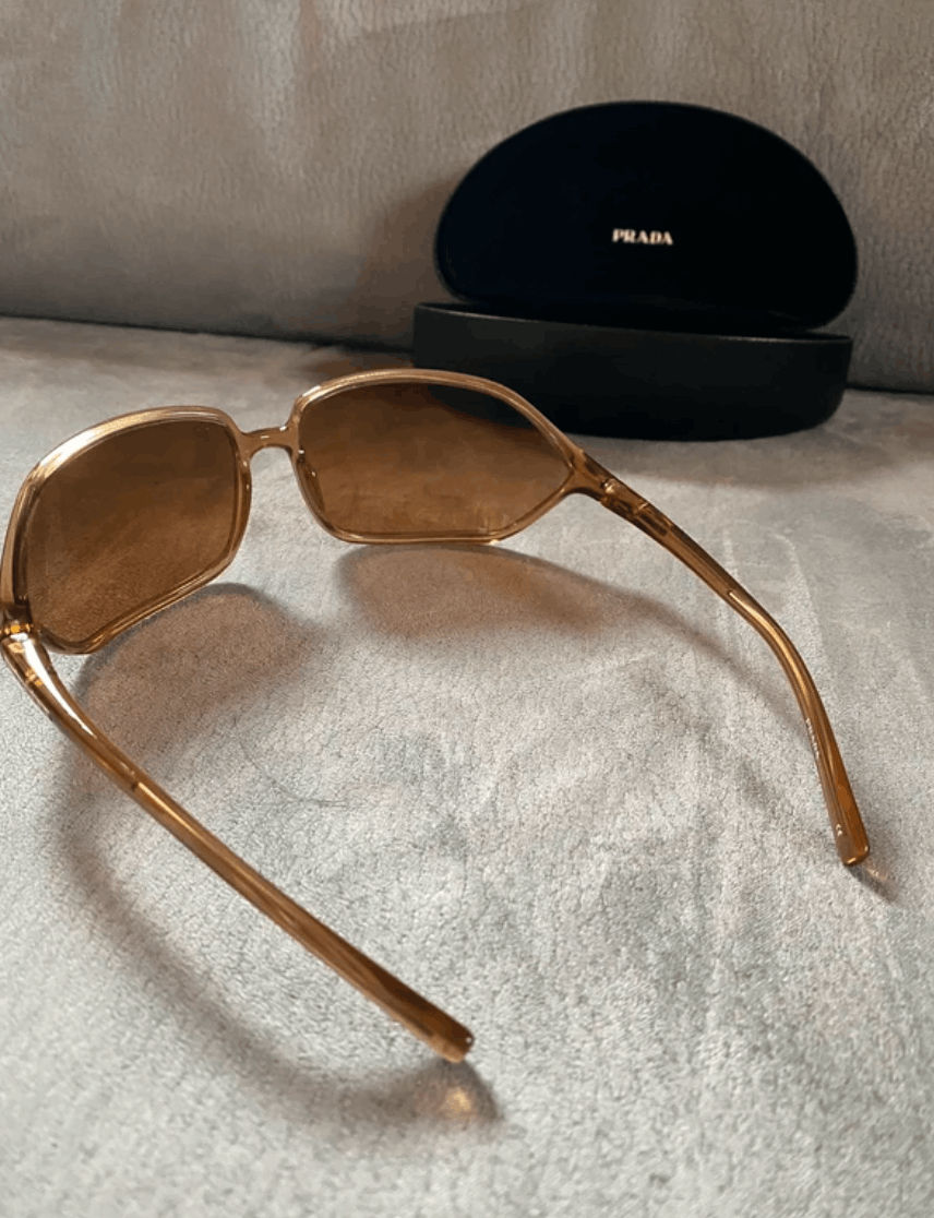 Prada PRADA Sunglasses SPR 04E Sport Symbol Wrap Shield Mask RI875 Size ONE SIZE - 3 Thumbnail