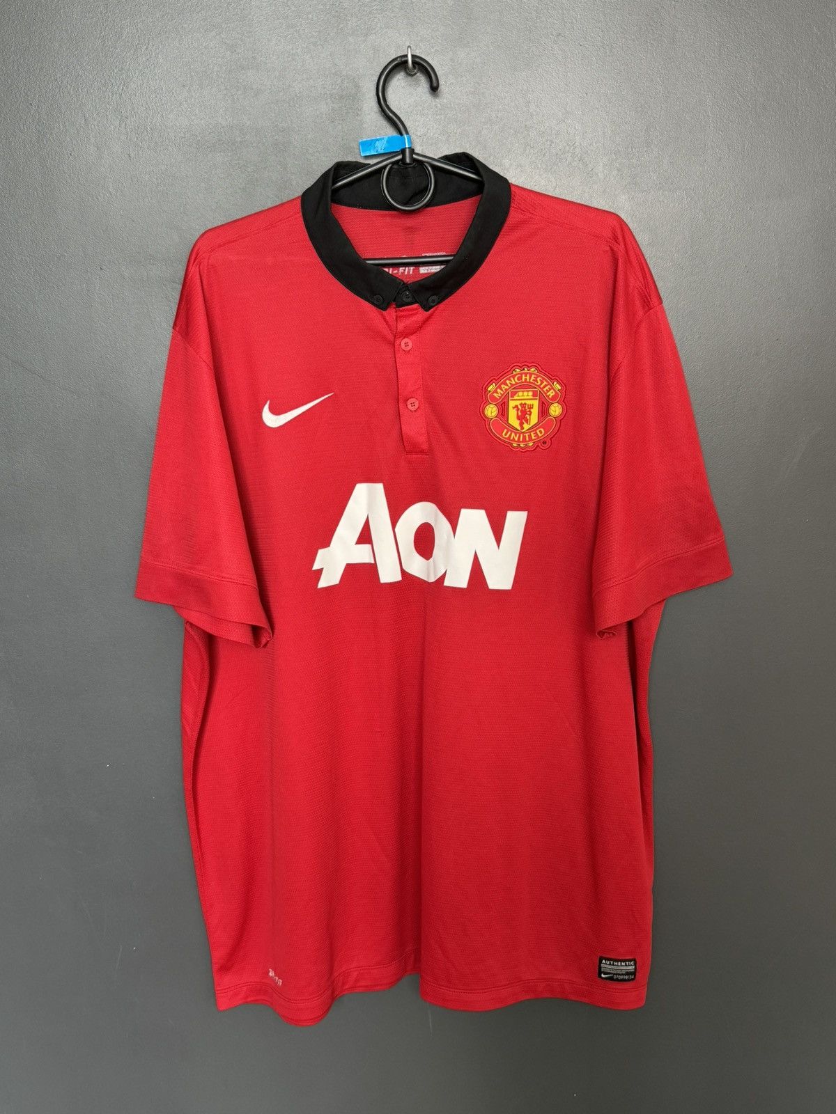 Nike Manchester United 13/14 Home Football Jersey T-Shirt Size US XXL / EU 58 / 5 - 1 Thumbnail