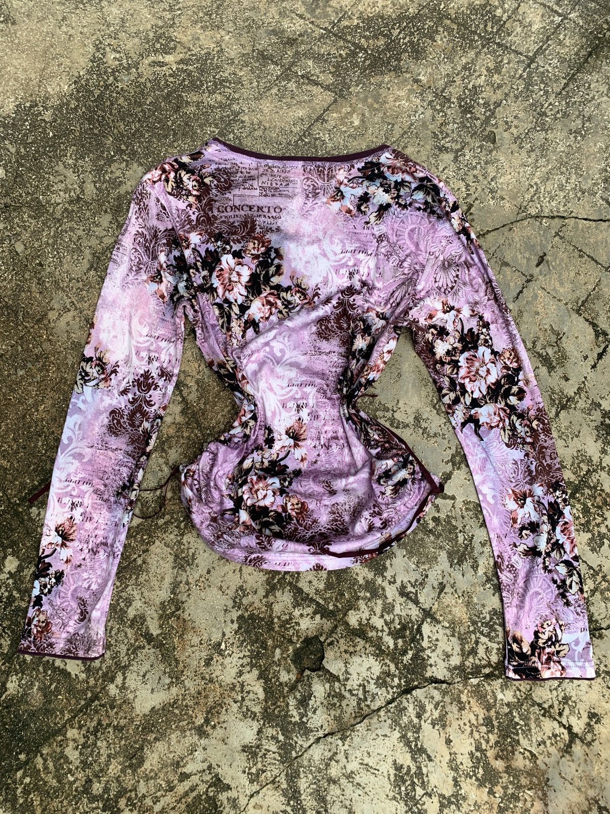 If Six Was Nine × Japanese Brand × Tornado Mart 2000s Tornado Mart Japan Floral Porm Pink Graphic Top Size M / US 6-8 / IT 42-44 - 3 Thumbnail