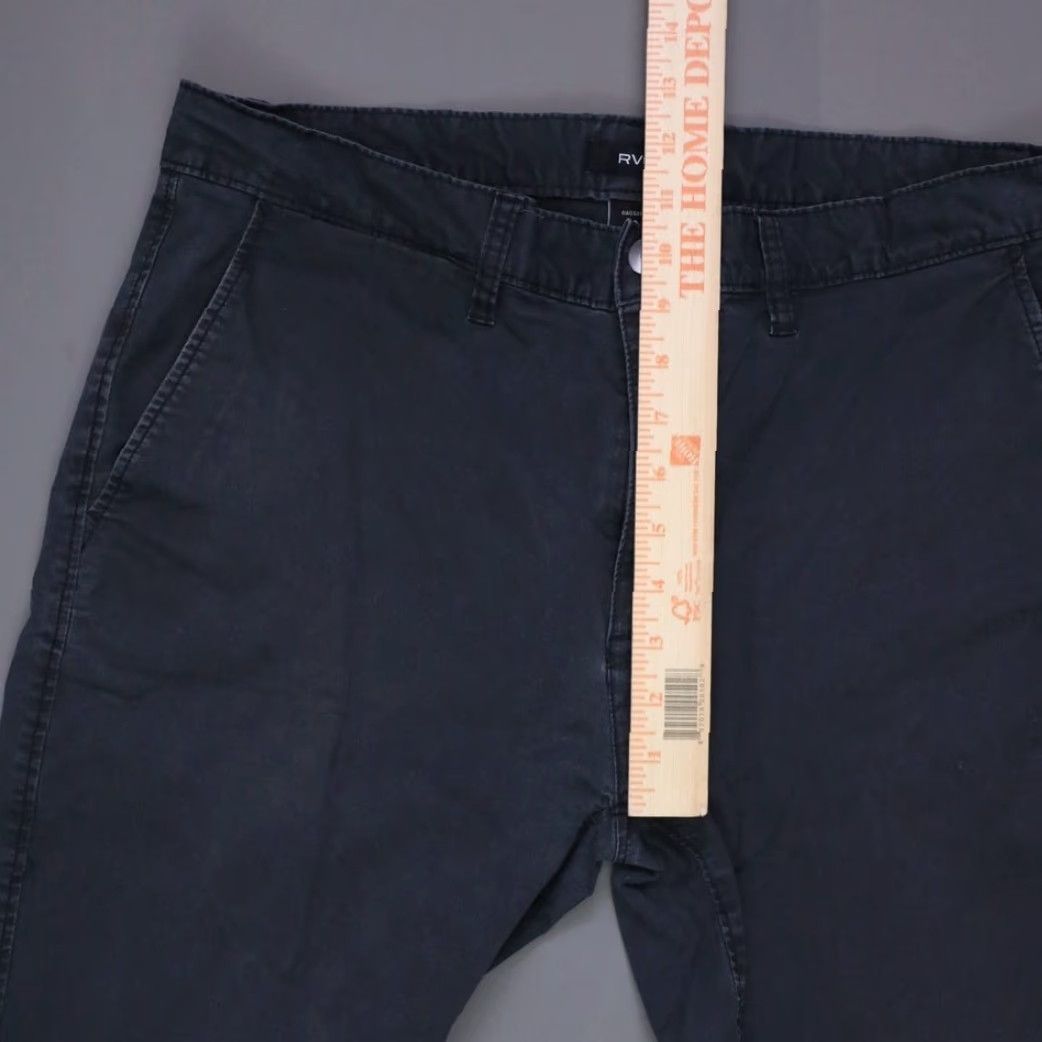 RVCA RVCA Daggers Fit Chino Pants Mens 34 Black Slim Fit Twill Straight Leg Classic Size US 34 / EU 50 - 6 Thumbnail