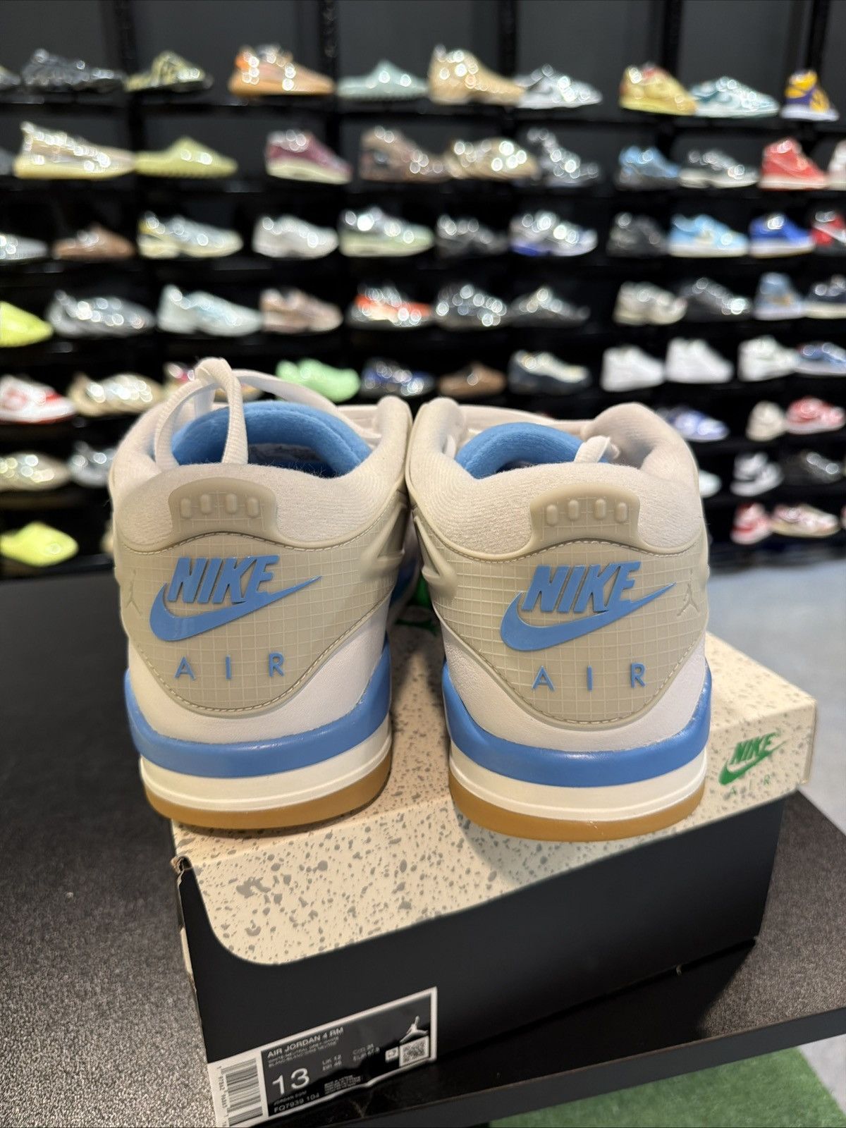 Jordan Brand Nike Air Jordan 4 RM Sneakers Shoes White/Neutral Gray Size US 13 / EU 46 - 6 Thumbnail