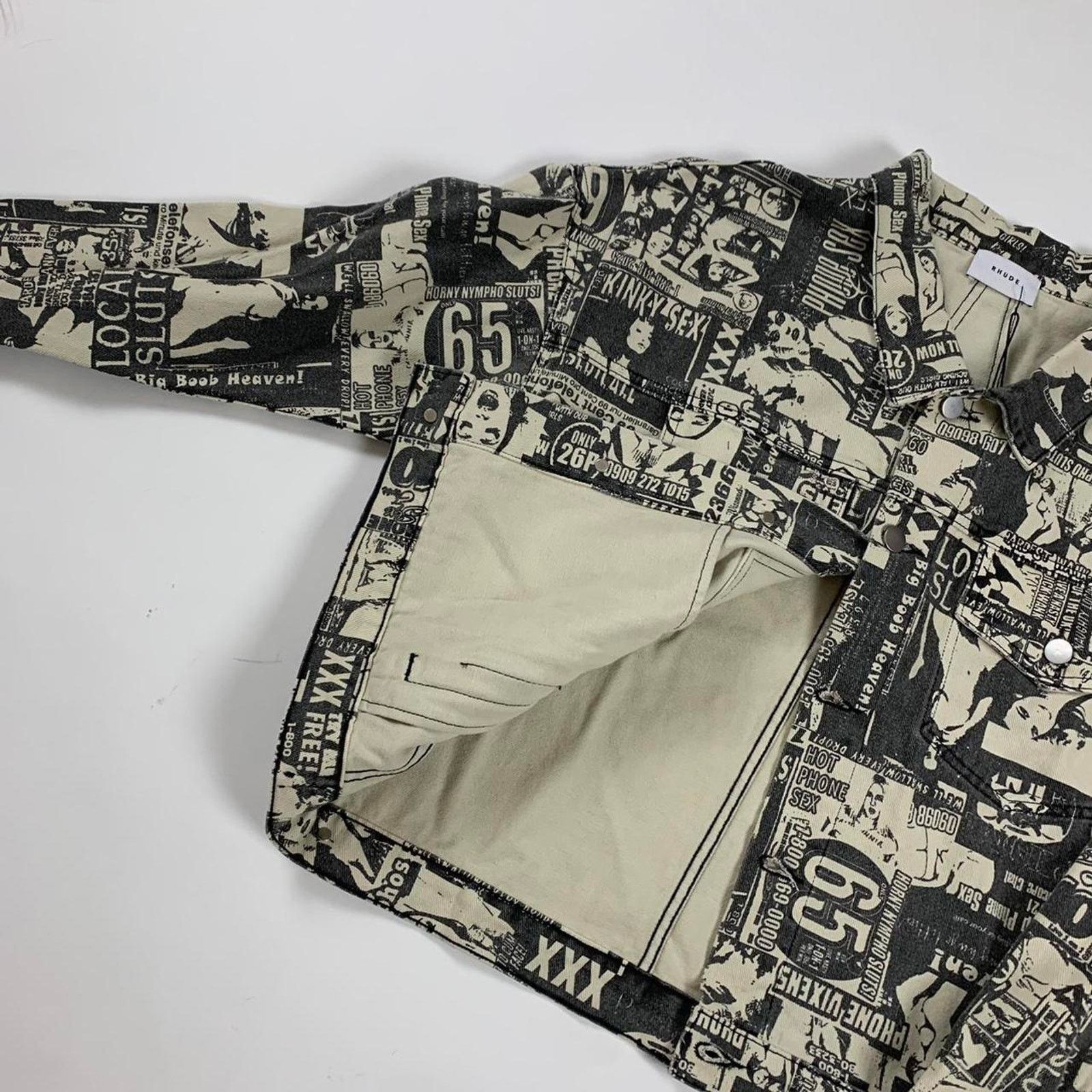 Rhude Rhude Phone Sex Trucker Jacket Size US M / EU 48-50 / 2 - 4 Thumbnail