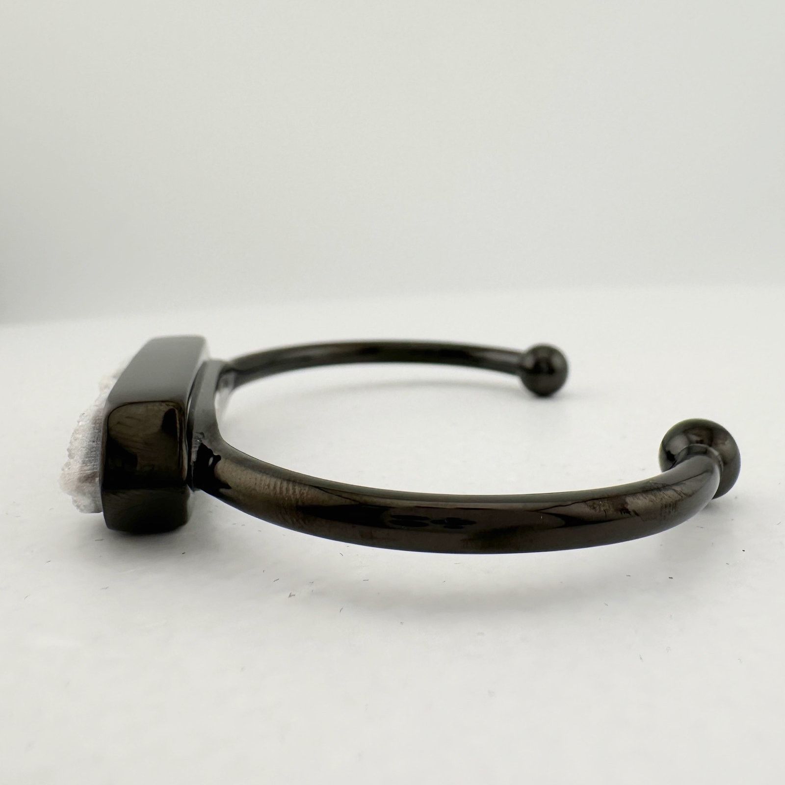 Other Black Ondine White Quartz Bangle Bracelet Size ONE SIZE - 10 Thumbnail