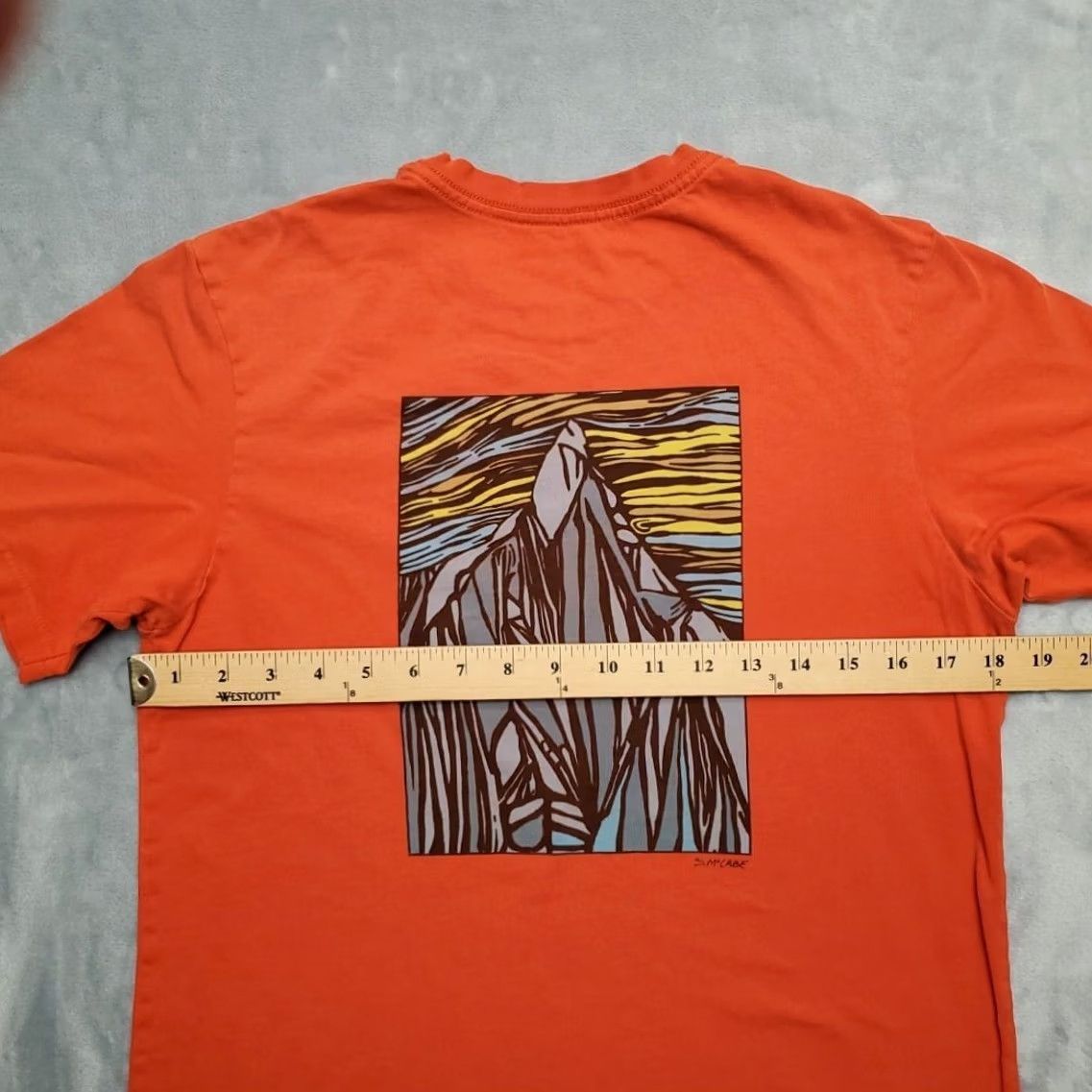 Patagonia Patagonia Crewneck Shirt Mens Small Orange Short Sleeve Jersey T-Shirt Logo Graphic Nature Outdoor 90s Mens Size US S / EU 44-46 / 1 - 7 Thumbnail