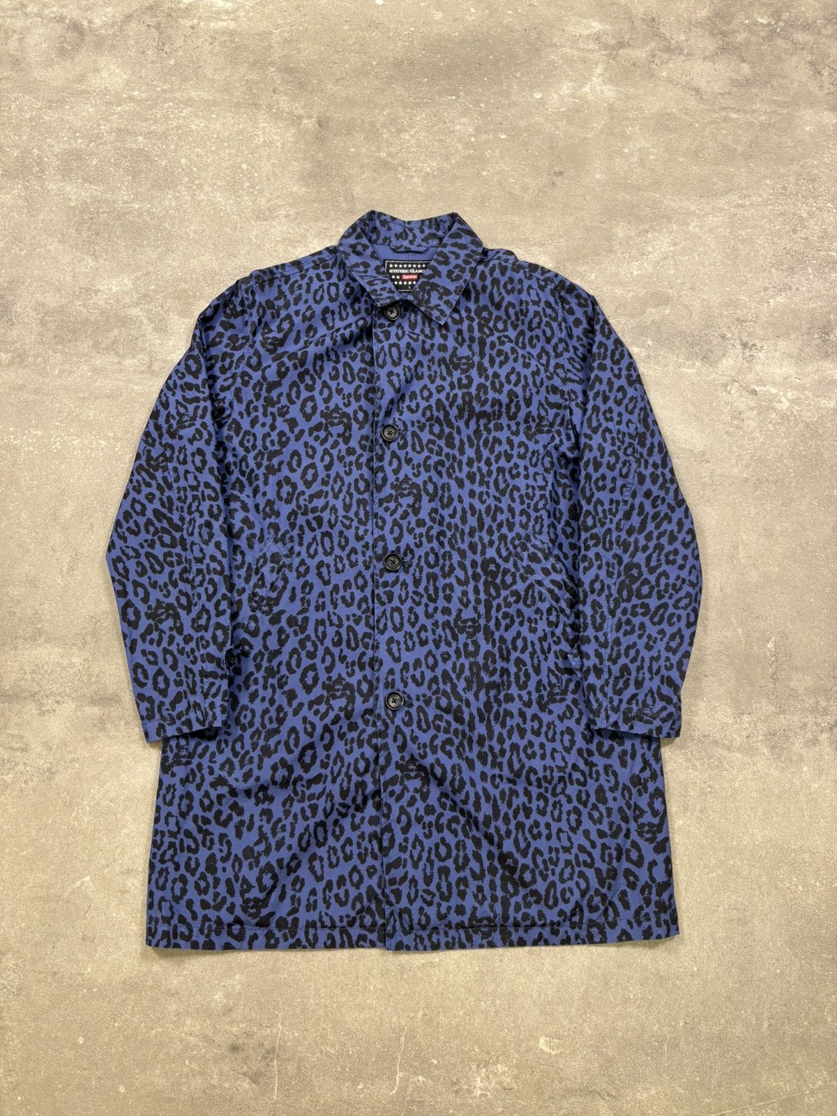 Supreme Supreme Leopard Lined Trench Coat | Grailed