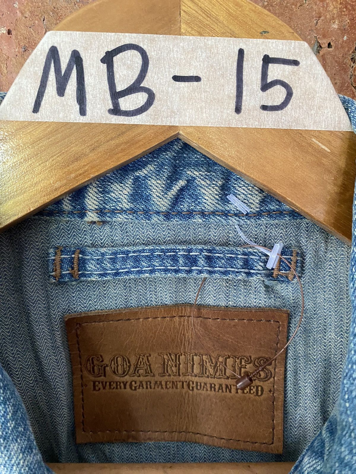 GOA 2000s GOA stone wash V denim Jacket Size US S / EU 44-46 / 1 - 14 Thumbnail