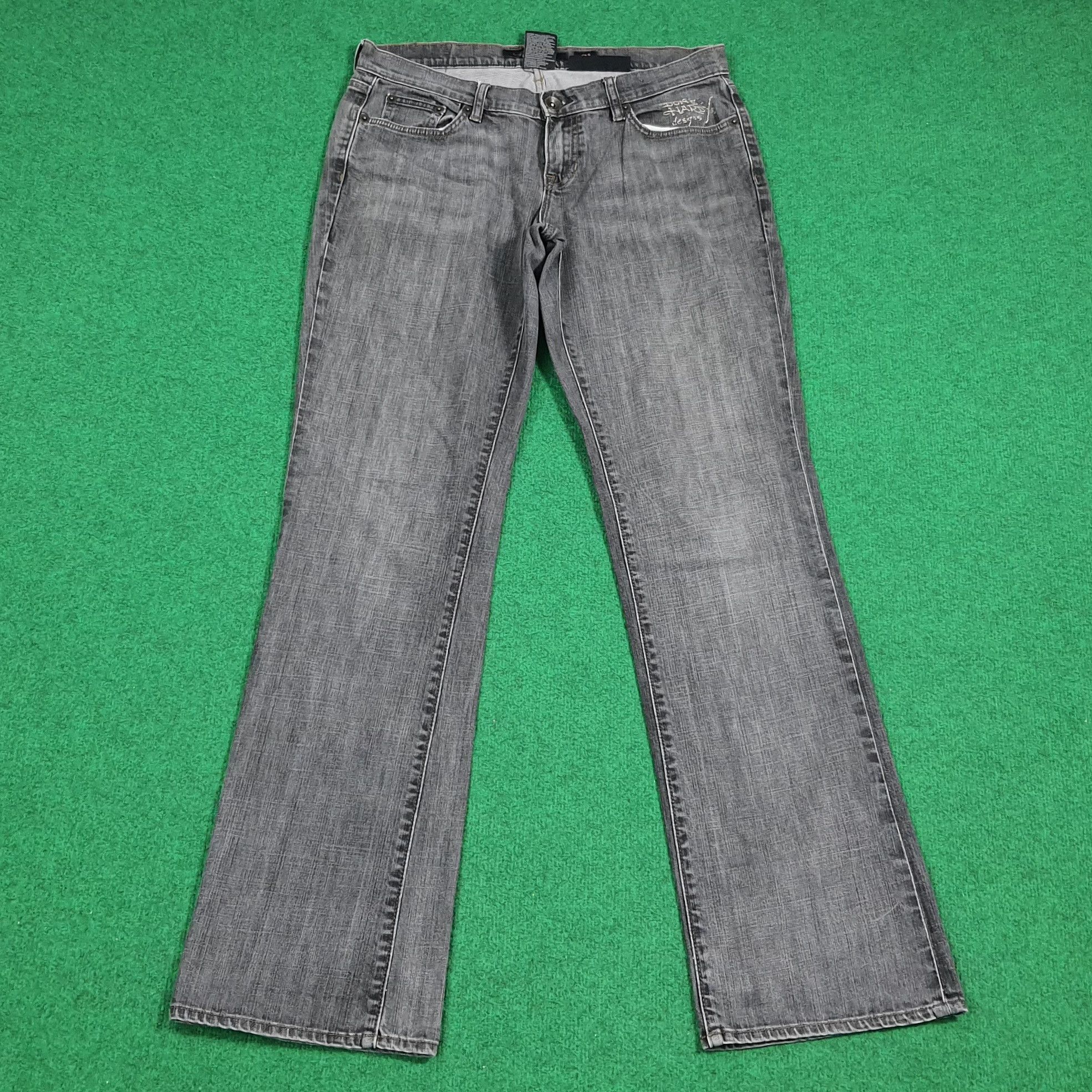 Ed Hardy Vintage Ed Hardy Super Low Rise Cut Jeans C280N22 Size 34" / US 12 / IT 48 - 5 Thumbnail