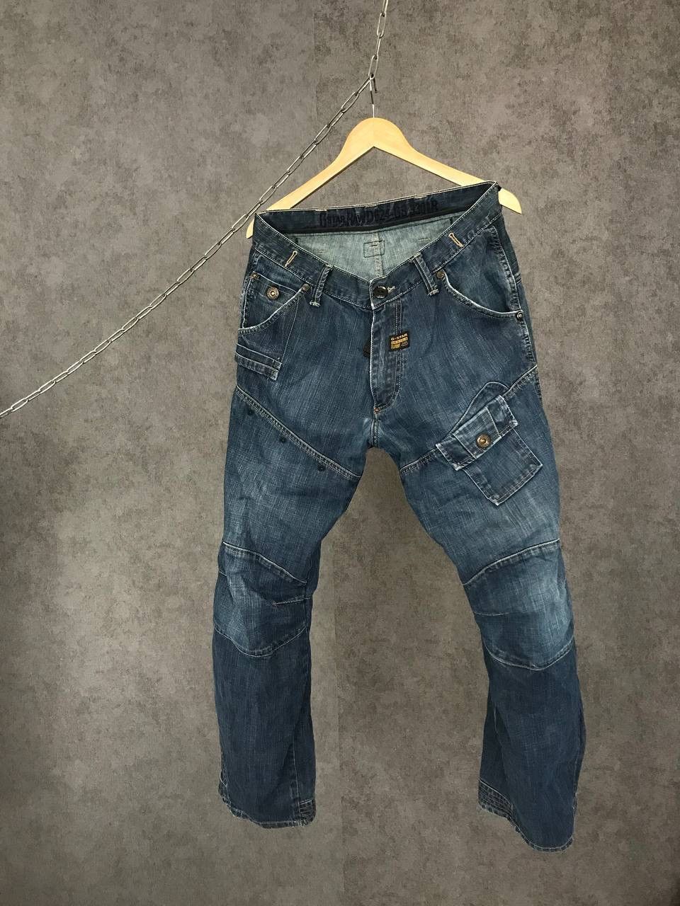 image of G Star Raw Vintage Y2K Jeans in Blue, Men's (Size 34)