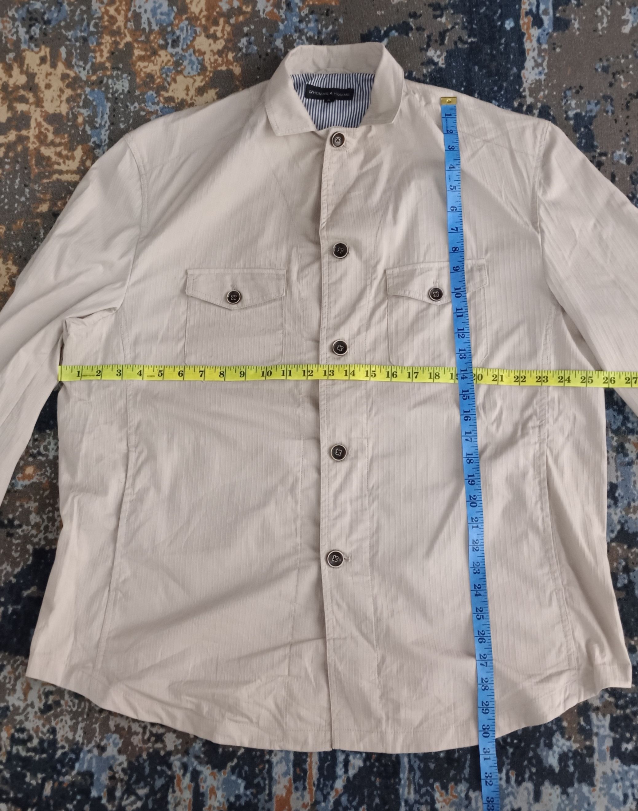 Japanese Brand D Homme A Homme Work Wear Button Up Size US XXL / EU 58 / 5 - 12 Thumbnail