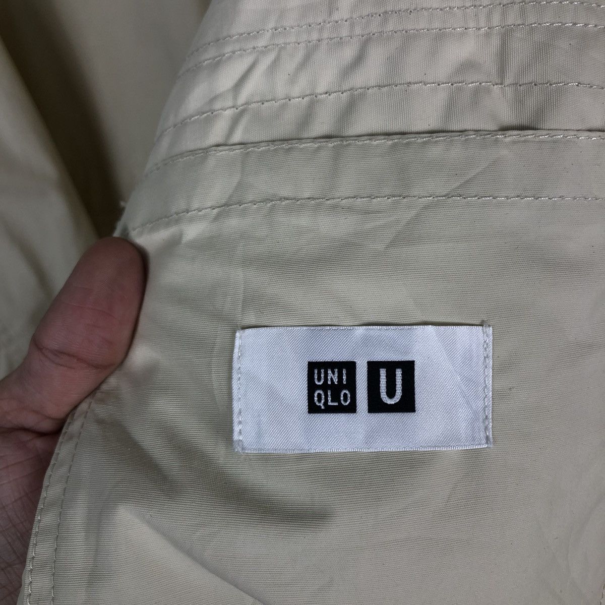 Japanese Brand 🔥Rich Brown Cream - Long Fly Coats Jacket Uniqlo Undercover Size US L / EU 52-54 / 3 - 15 Thumbnail