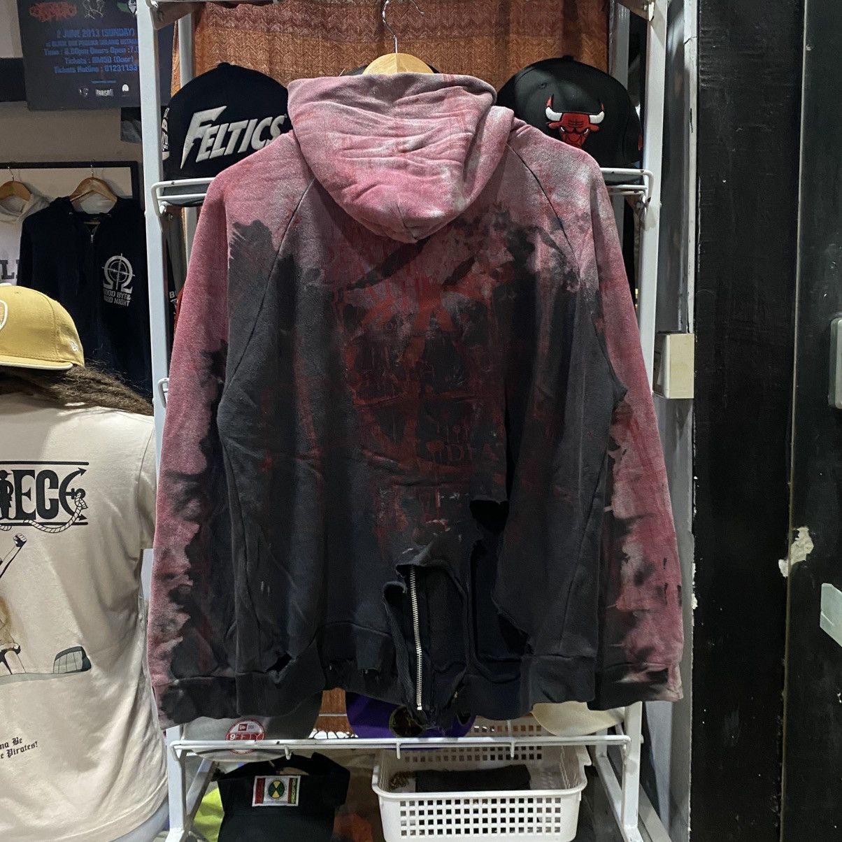 Hysteric Glamour Seditionaries H. Naoto Anarchy Punk Zip Up Hoodie Size US L / EU 52-54 / 3 - 2 Thumbnail
