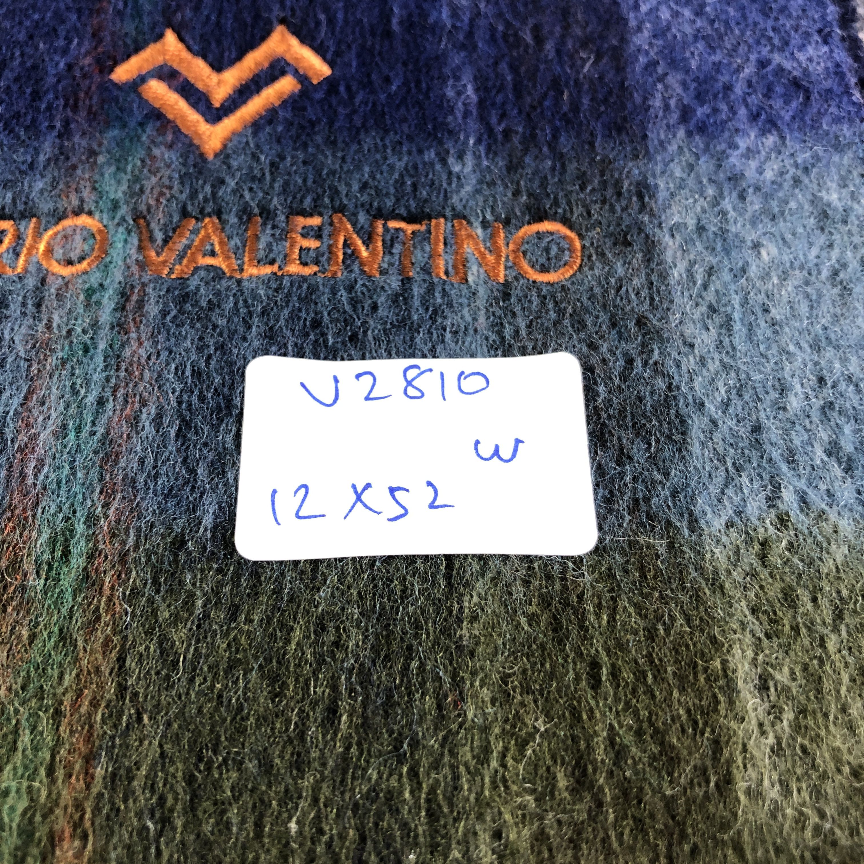 Mario Valentino Mario Valentino Tartan Wool Scarf Muffler Neckwear V2810 Size ONE SIZE - 6 Thumbnail