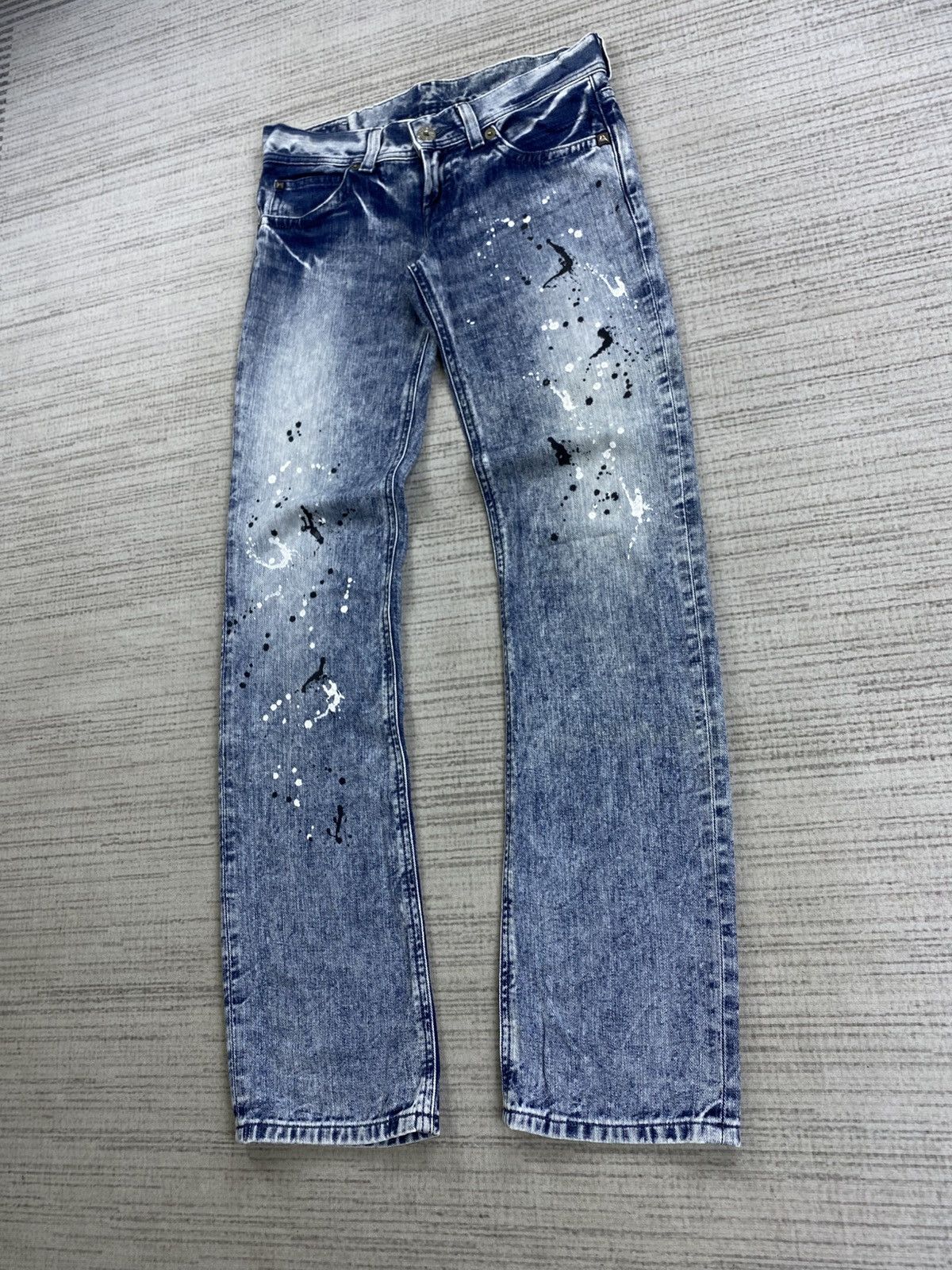 Edwin × If Six Was Nine × Vintage Vintage Edwin X Something Paint Splatter Denim Pants Size US 31 - 4 Thumbnail