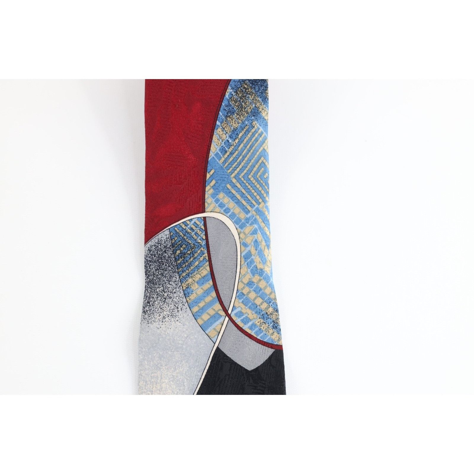 Vintage Vintage 90s Streetwear Geometric Abstract Art Neck Tie Size ONE SIZE - 3 Thumbnail