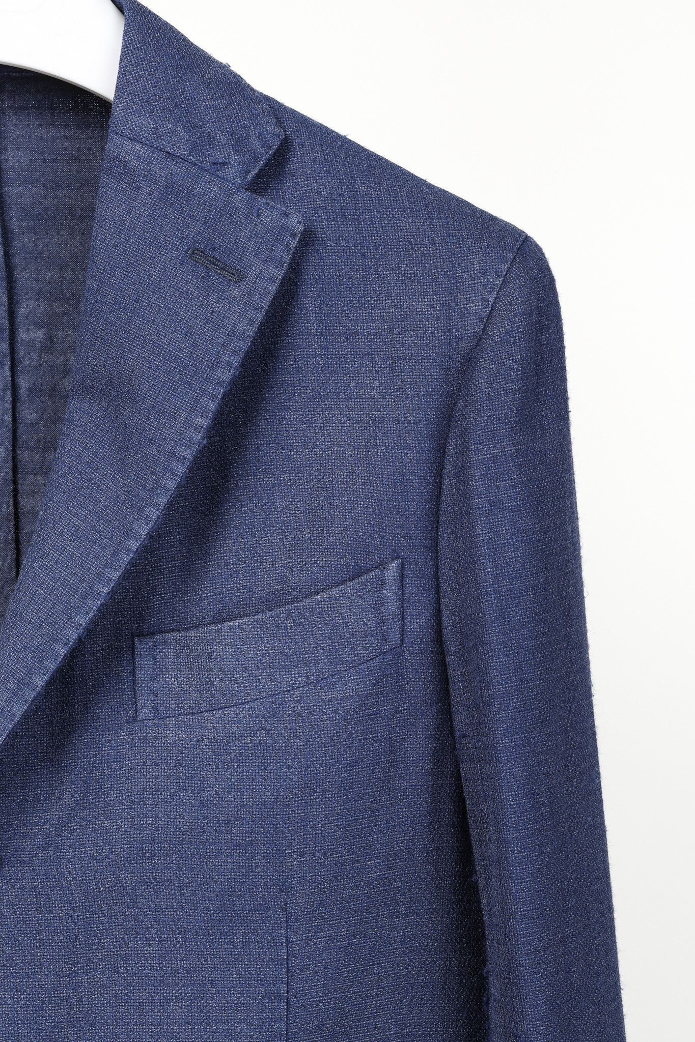 Boglioli Boglioli Blue Wool & Silk Lightweight K-Jacket Blazer Size 36R - 4 Thumbnail