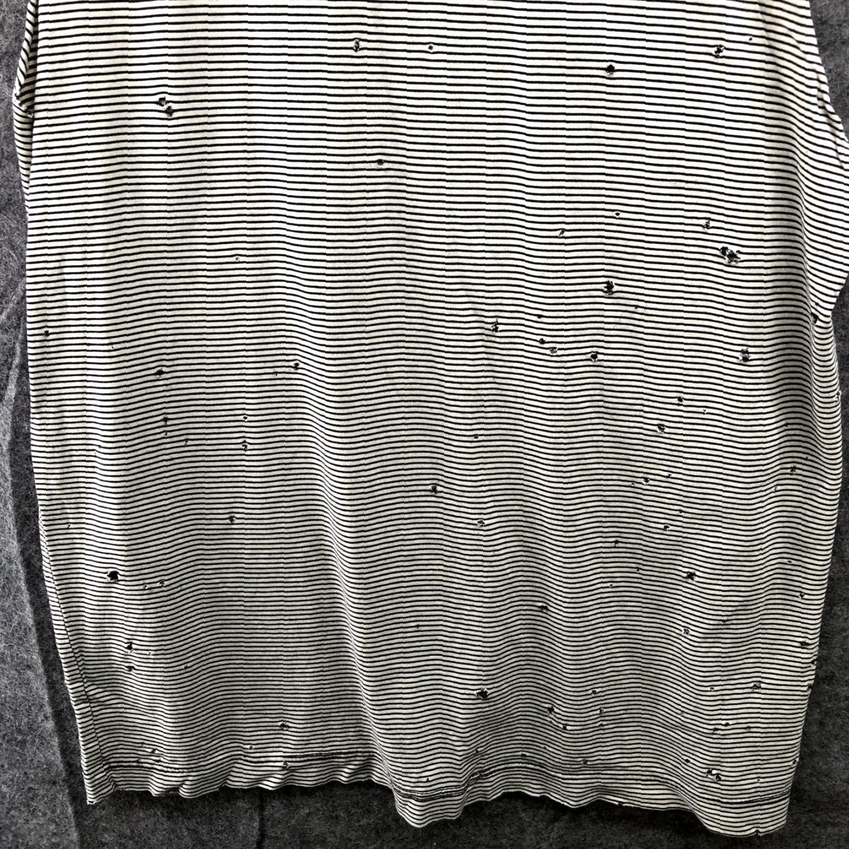 Vintage Ema & Sam Tank Womens M Grunge Striped Distressed Sleeveless Crewneck Cotton Beige M Size M / US 6-8 / IT 42-44 - 4 Thumbnail