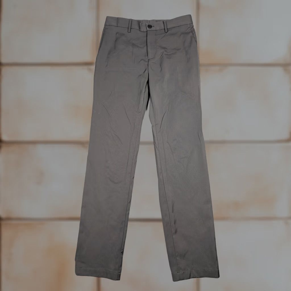 Theory Theory Mens Slim Fit Chino Pants 30x30 Gray Zaine SW Neoteric Chino Stretch Flat Front Pockets Slim Straight Casual Business Mens Size US 30 / EU 46 - 1 Thumbnail