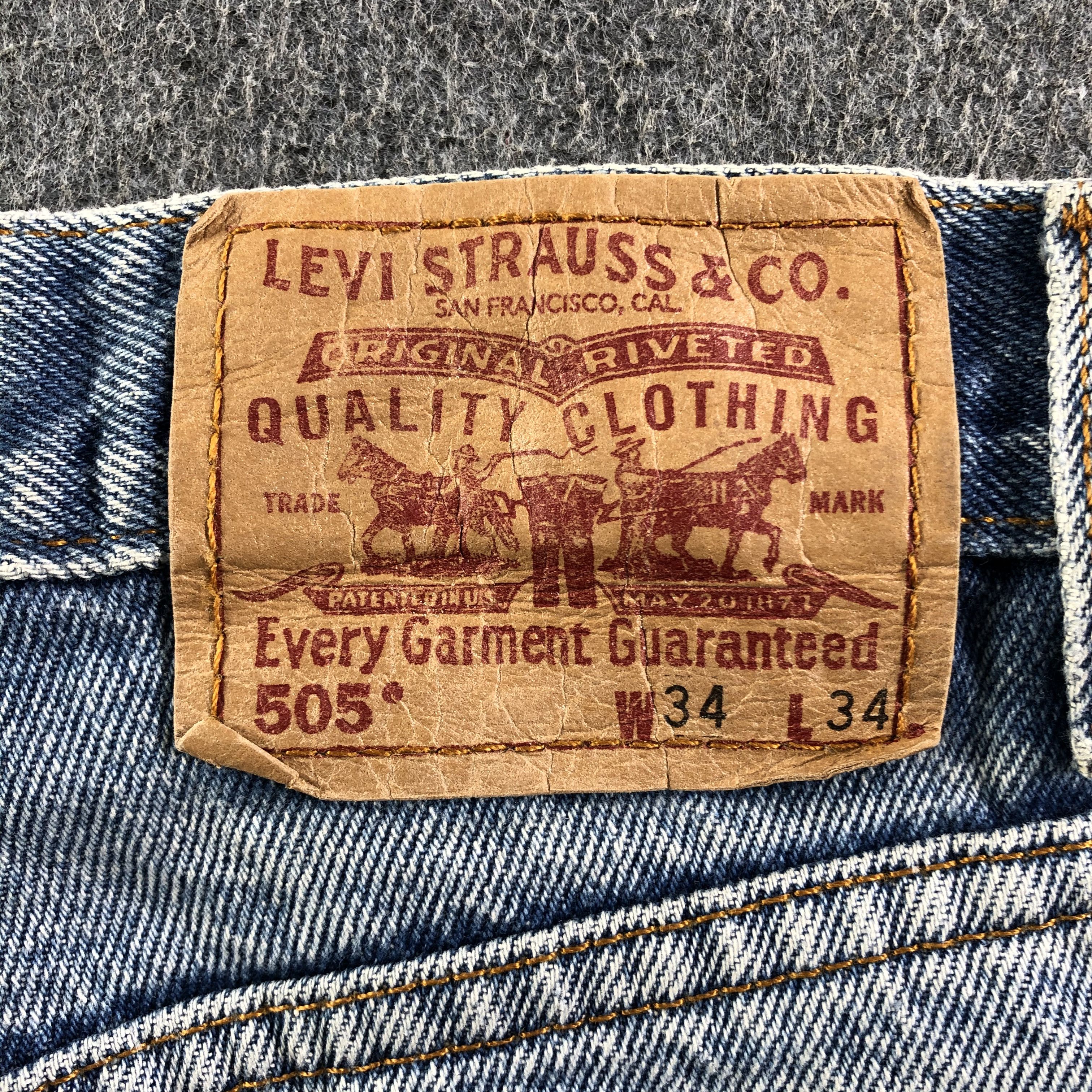 Levi's 90s Vintage Levis 505 Jeans-J3275 Size US 34 / EU 50 - 5 Thumbnail