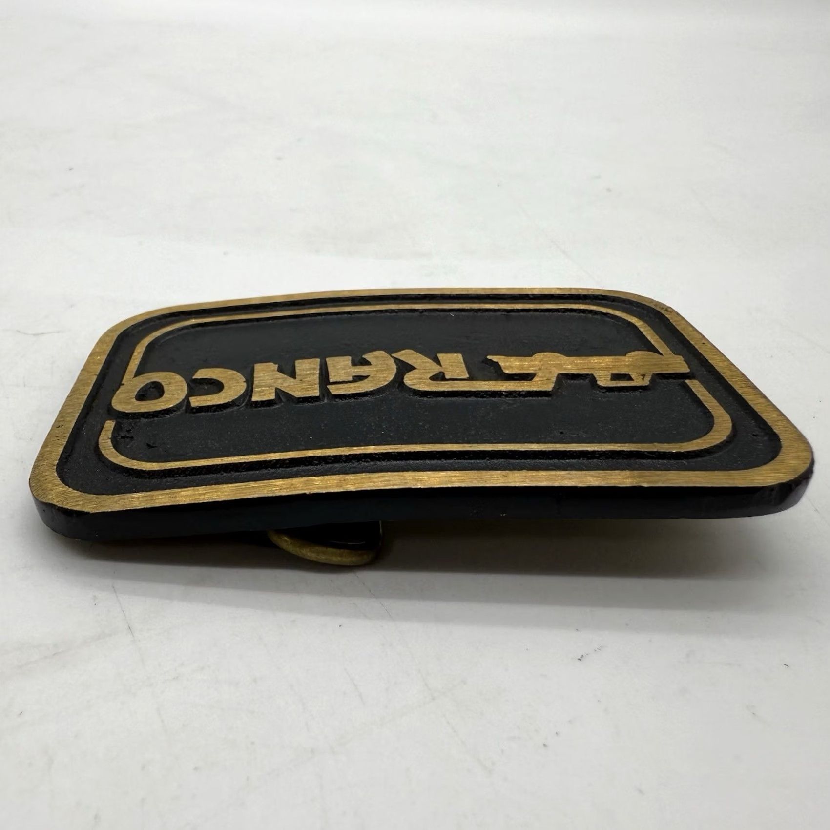 Vintage Vintage Ranco Custom Dump Trailers Promo Belt Buckle Trucker Brass Dyna Size ONE SIZE - 6 Thumbnail