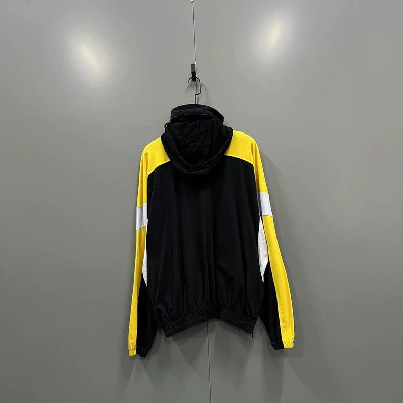Balenciaga Balenciaga Black and yellow half zip sweatshirt Size US XS / EU 42 / 0 - 2 Thumbnail