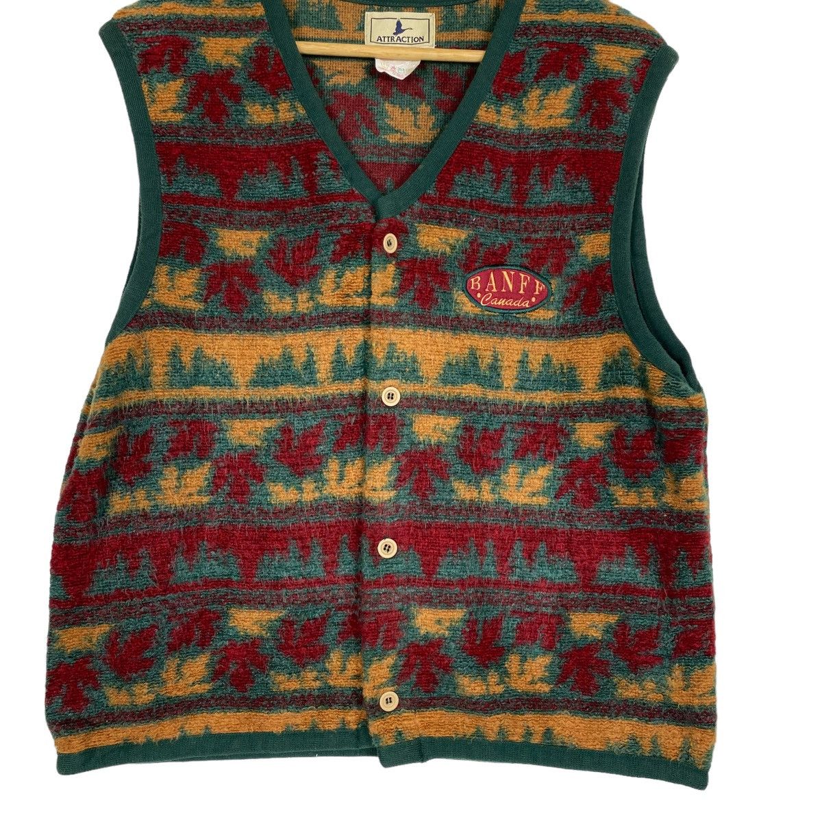Roots Vintage Banff Canada Fleece Vest Size US M / EU 48-50 / 2 - 4 Thumbnail