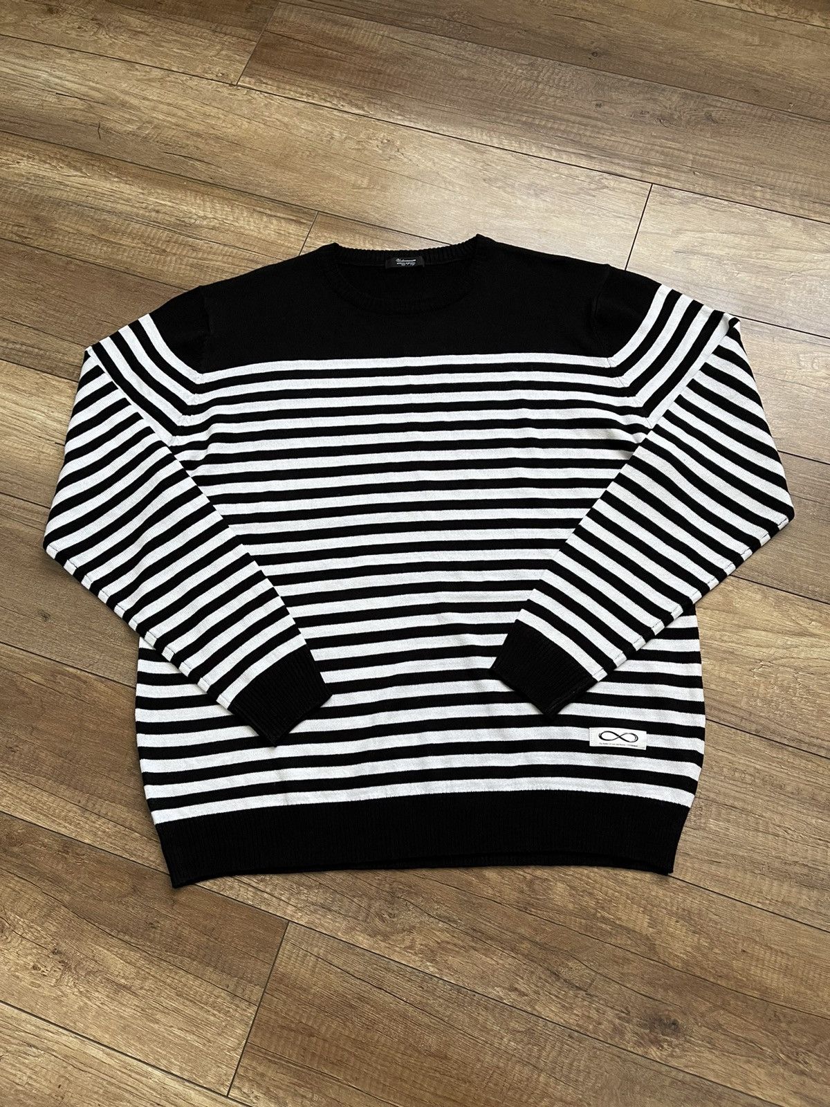 Japanese Brand Undercover Underman Knit Striped Sweater Japan Size US L / EU 52-54 / 3 - 2 Thumbnail