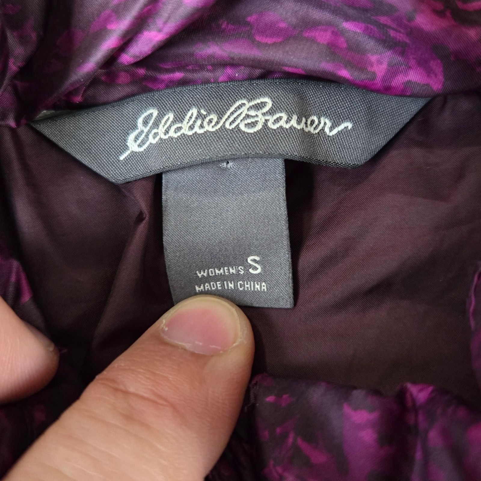Eddie Bauer Eddie Bauer Purple Down Fill Puffer Jacket Size Small Size S / US 4 / IT 40 - 5 Thumbnail