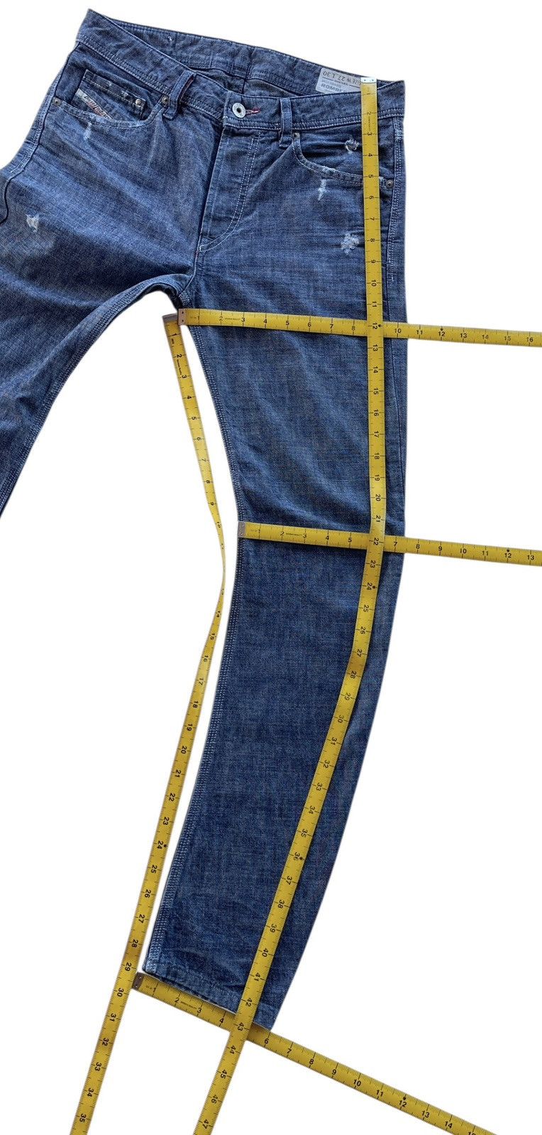 Diesel Diesel Rombee-XT Slim Carrot Jeans (P124) Size US 30 / EU 46 - 19 Thumbnail