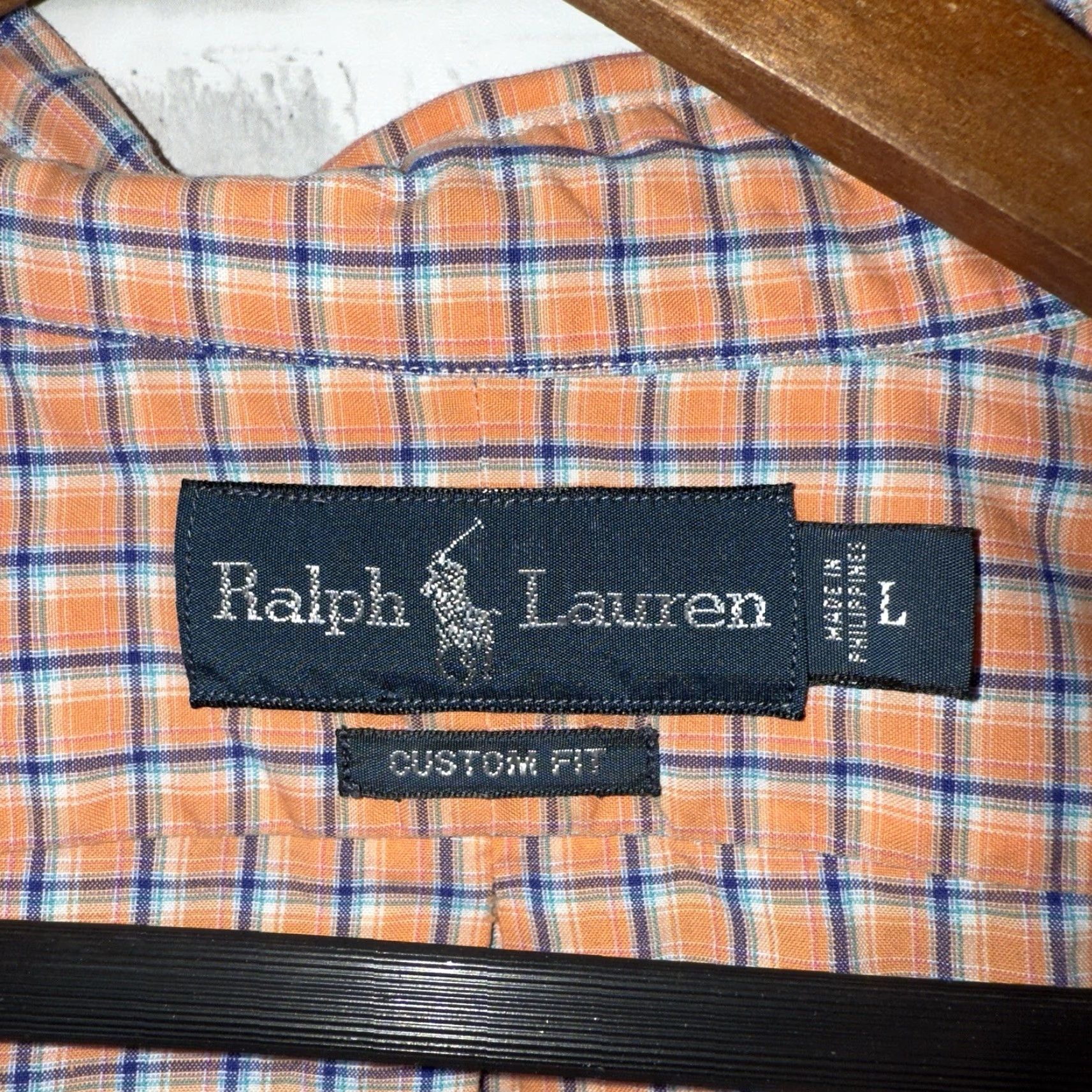 Ralph Lauren Ralph Lauren Custom Fit Plaid Long Sleeve Button-Down Shirt Mens Size L Multicolor Button-Up Collar Down Regular Fit Size US L / EU 52-54 / 3 - 4 Thumbnail