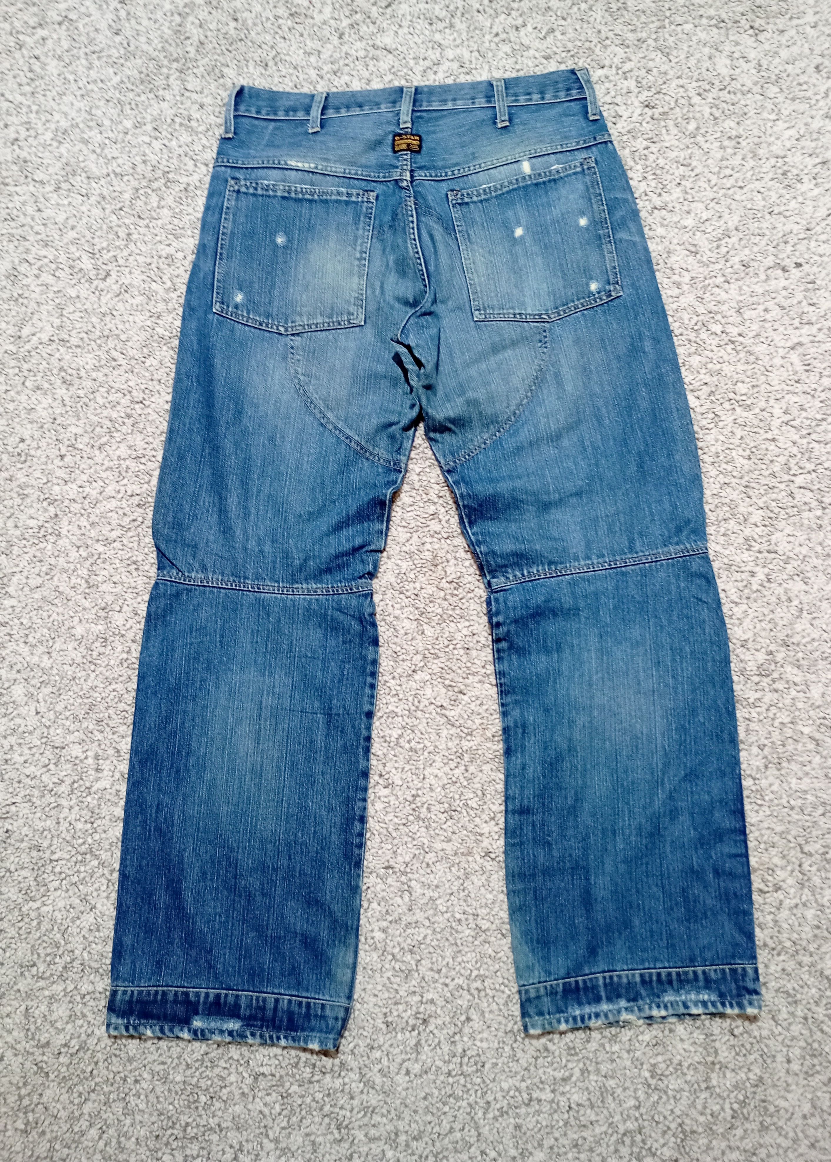 G-Star Vintage 90s G-Star Raw Elwood Denim Cargo Baggy Pants Hype Size US 33 - 6 Thumbnail