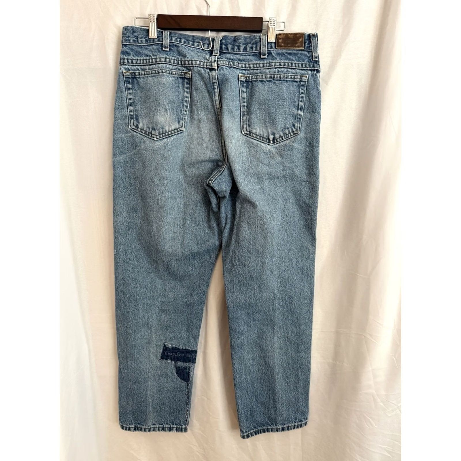 Vintage VINTAGE LL Bean Jeans Mens 36 x 30 Denim 5-Pocket Classic Straight Blue 80s 90s USA Jeans Mens Size US 36 / EU 52 - 2 Thumbnail