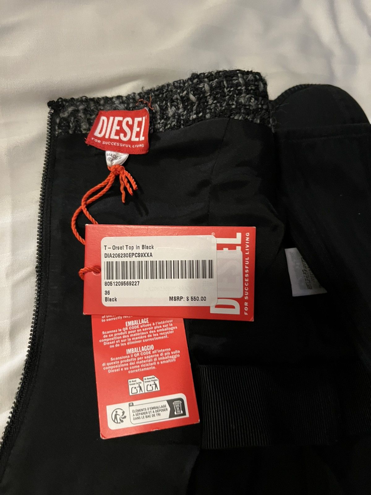 Diesel Diesel corsetted top Size XS / US 0-2 / IT 36-38 - 3 Thumbnail